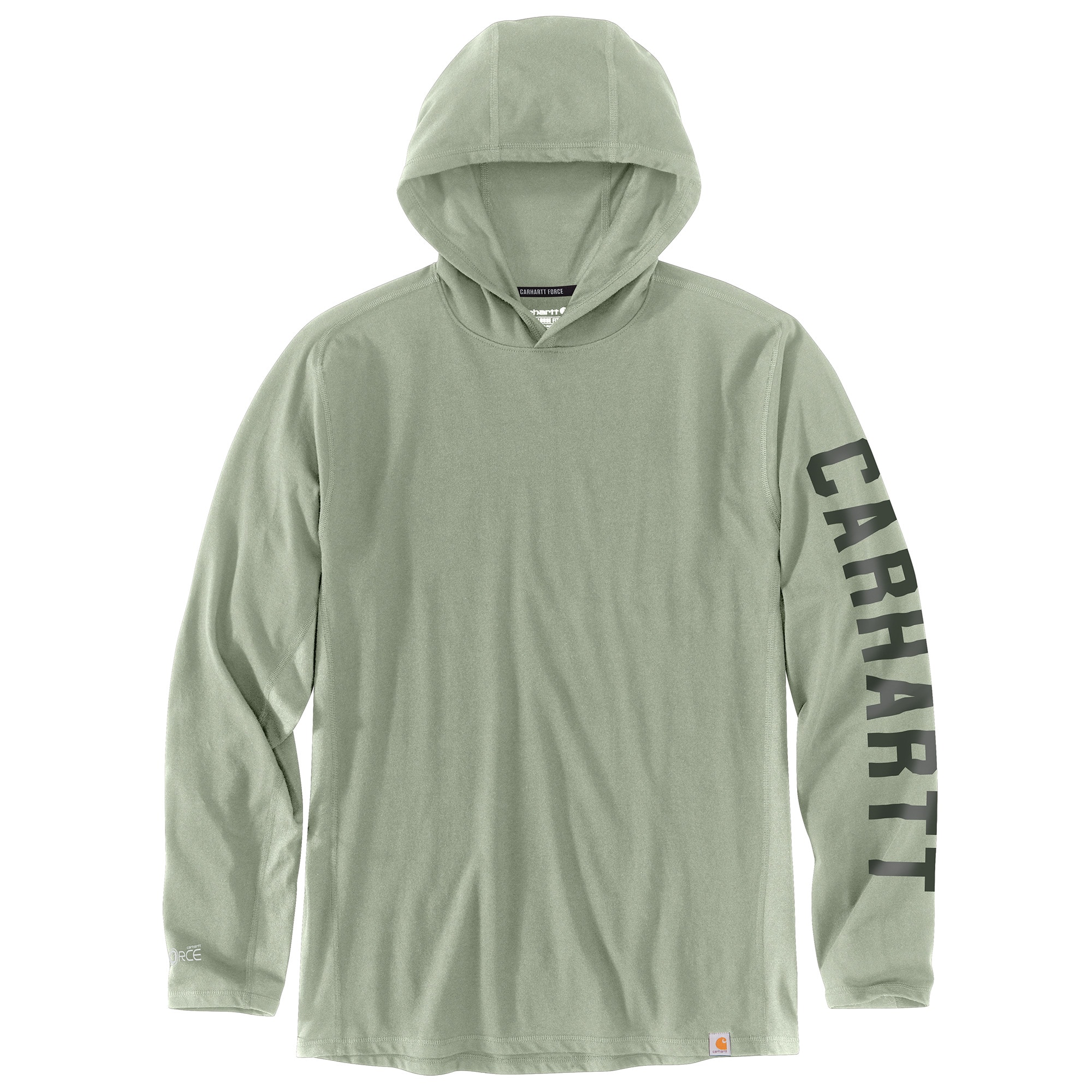 Playera de manga larga verde de jersey para hombre de Carhartt (talla grande) 106654-GI7LREG
