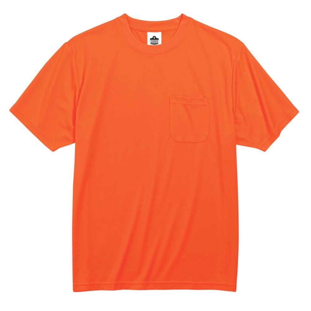 Playera naranja de manga corta para hombre GloWear (talla 2XL)
