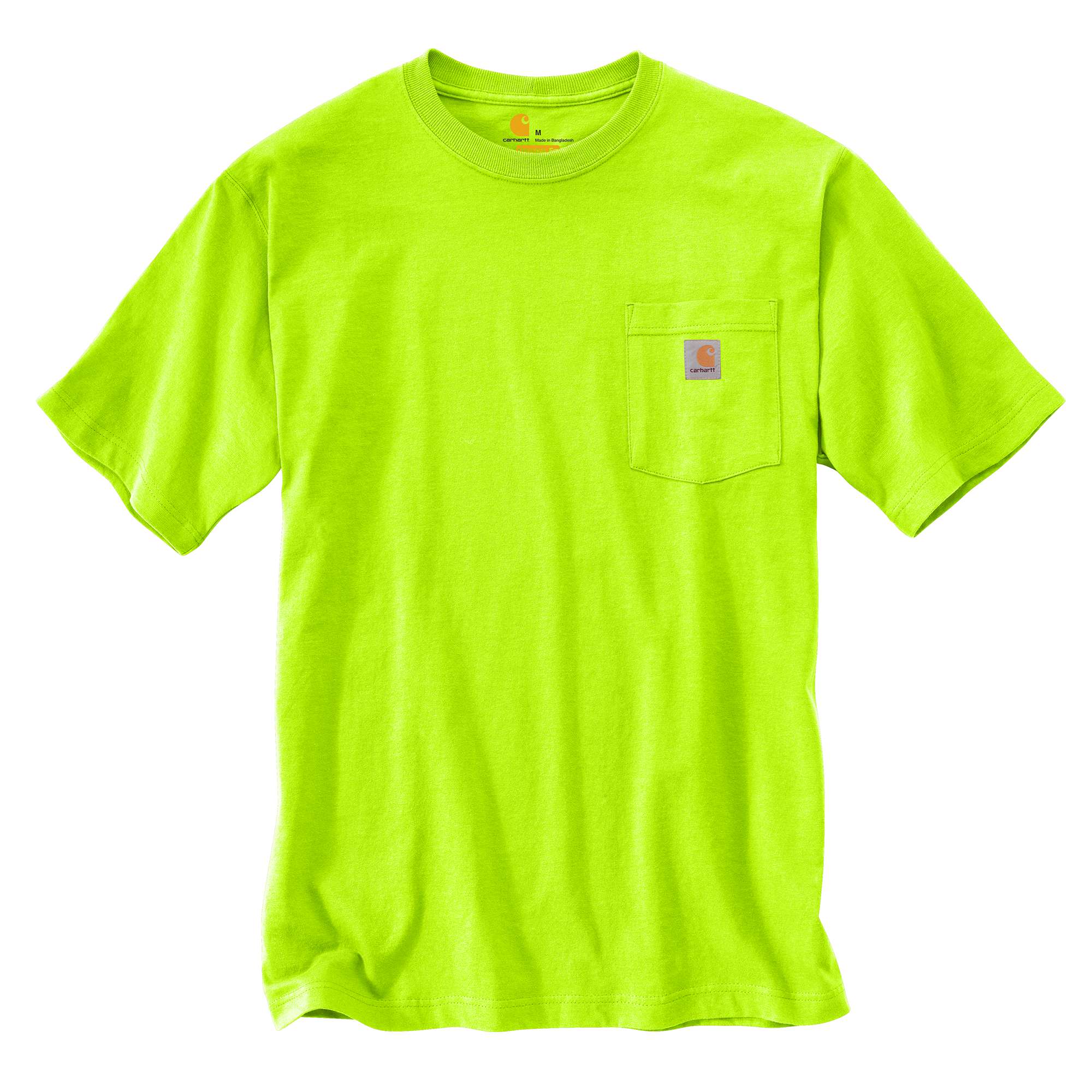 Playera de manga corta verde de algodón para hombre de Carhartt (XL)