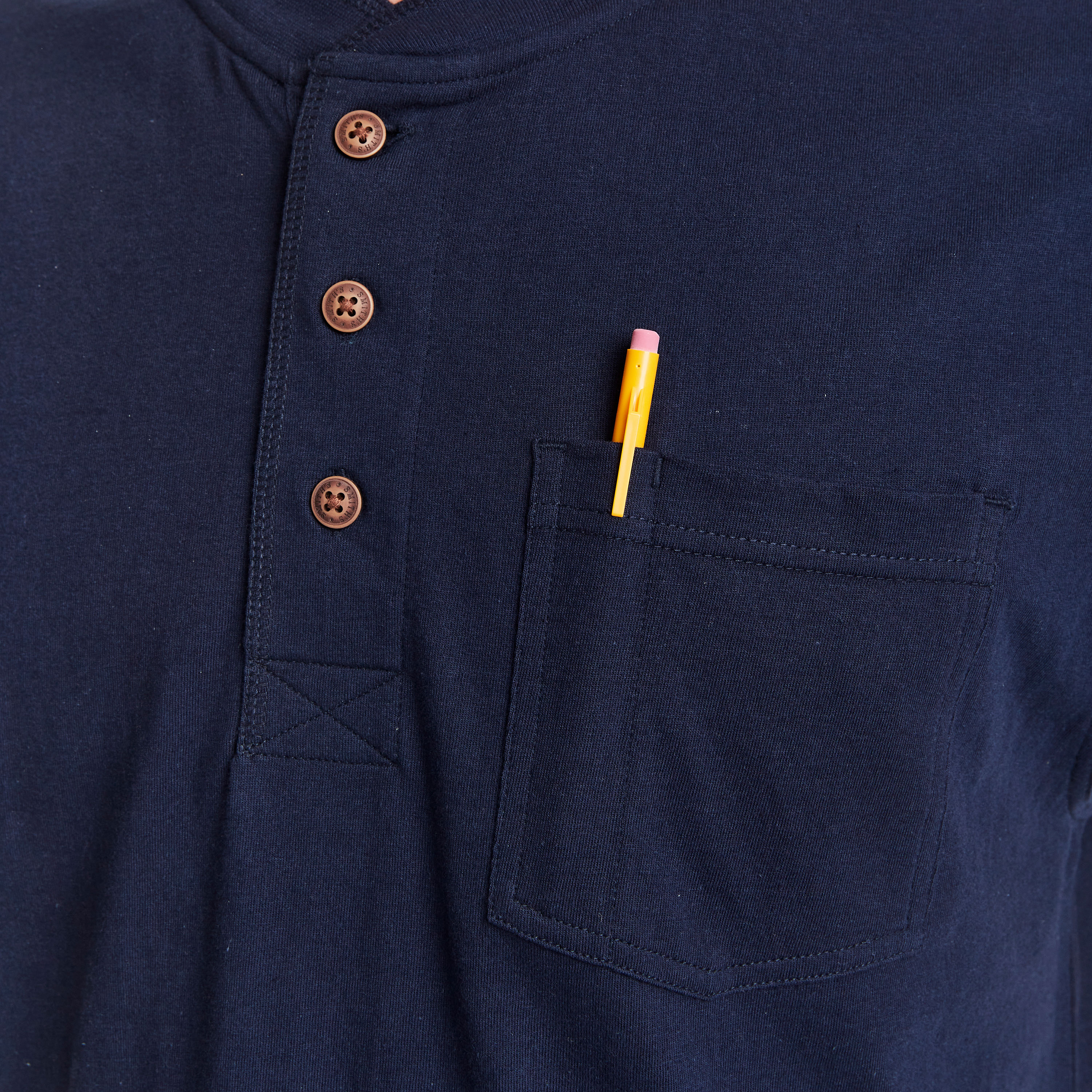 Playera de Manga Corta Azul de Punto para Hombres de Smith's Workwear (2XL)