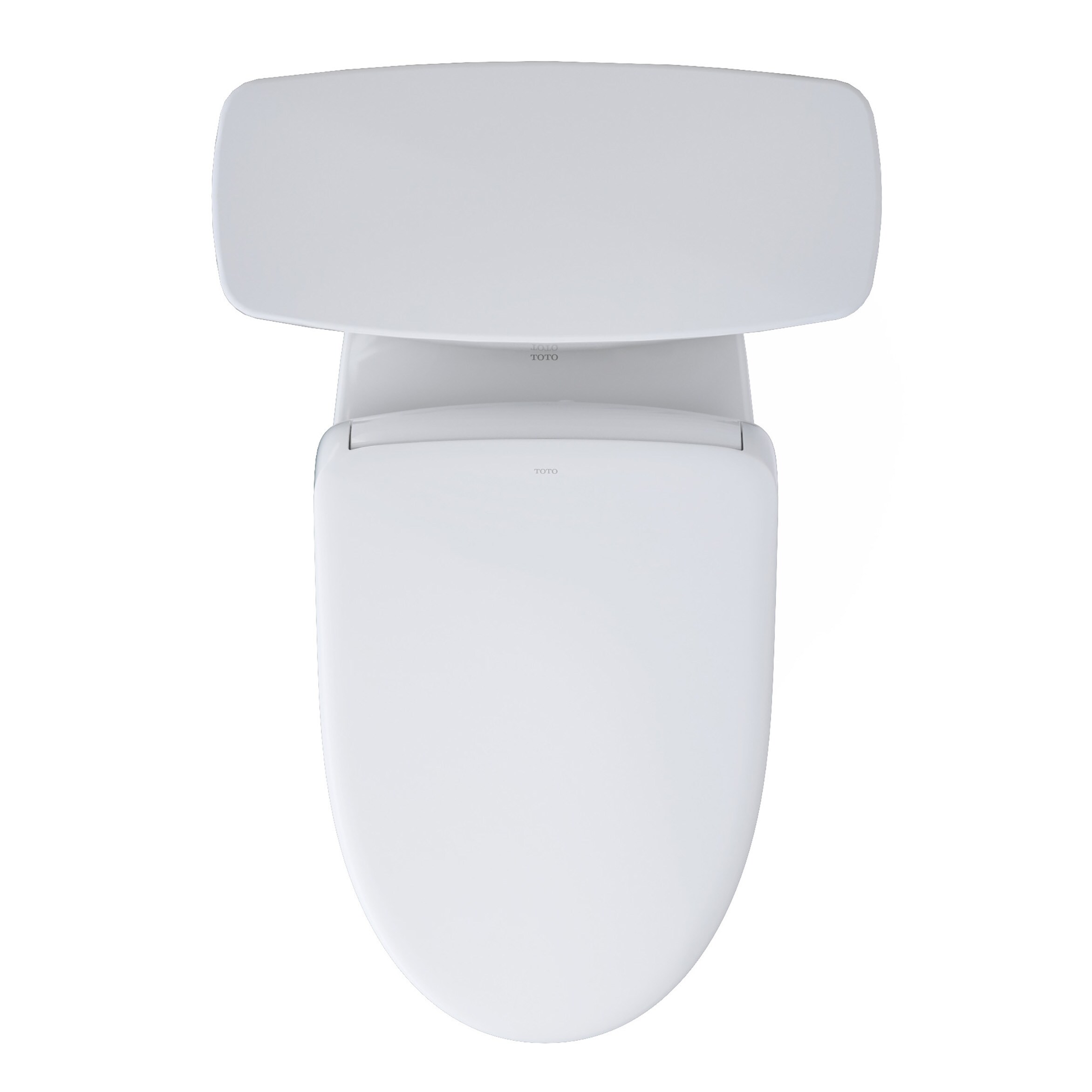 TOTO Drake Algodón Blanco Individual alargado con altura personalizada Cierra suave Bidet de 2 piezas de 12 pulgadas de descarga áspera de 1,28 GPF MW7864736CEGA-01