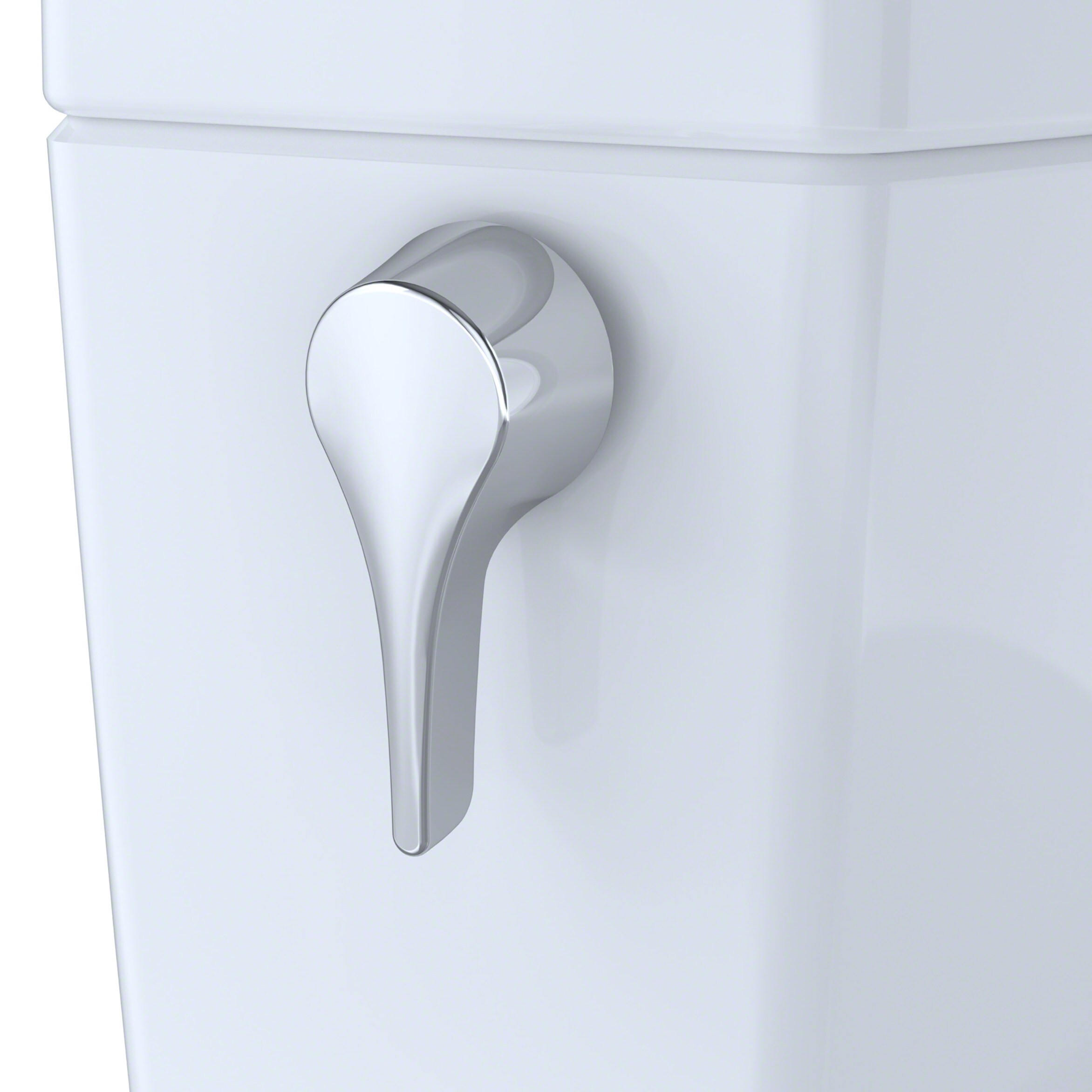 TOTO Drake Algodón Blanco Individual Alargado Altura Estándar Cierre Suave 2 Piezas Bidet 12 pulgadas de Desperdicio 1.28 GPF MW7864726CEFG-01