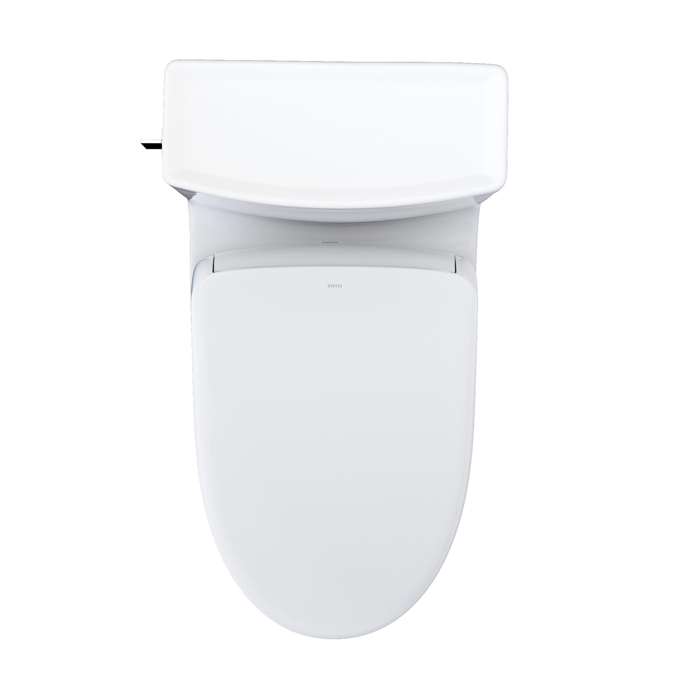 Bidé de una sola pieza TOTO Legato en color blanco de algodón con cierre suave, altura de silla alargada, 1.28 GPF MW6244736CEFG-01.