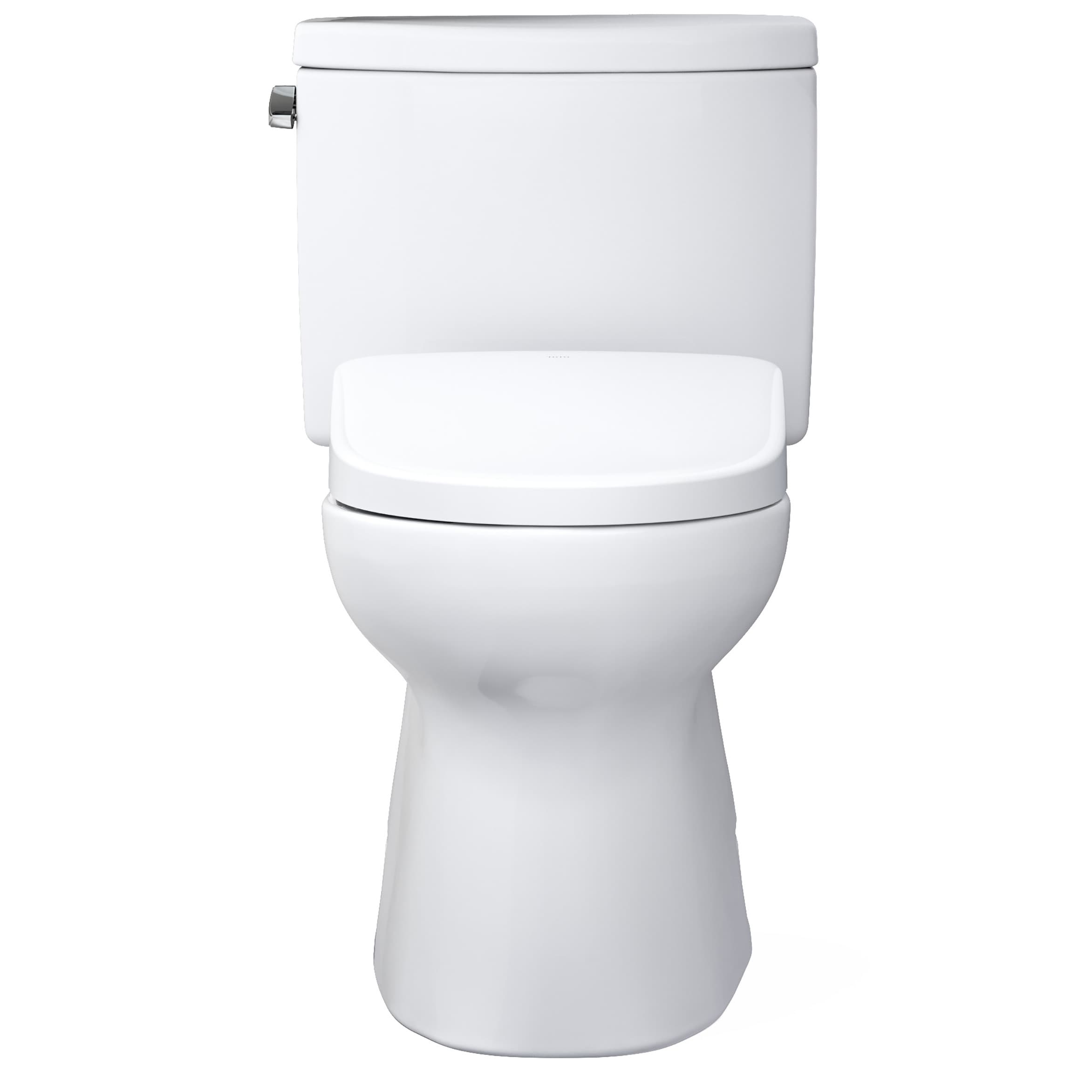 TOTO WASHLET+ Blanco Algodón Solitario Alargado Altura de Silla Suave Cierre Suave 2-piezas Bidet 12-pulgadas de Alto 1.28 GPF MW4744726CEFGA-01