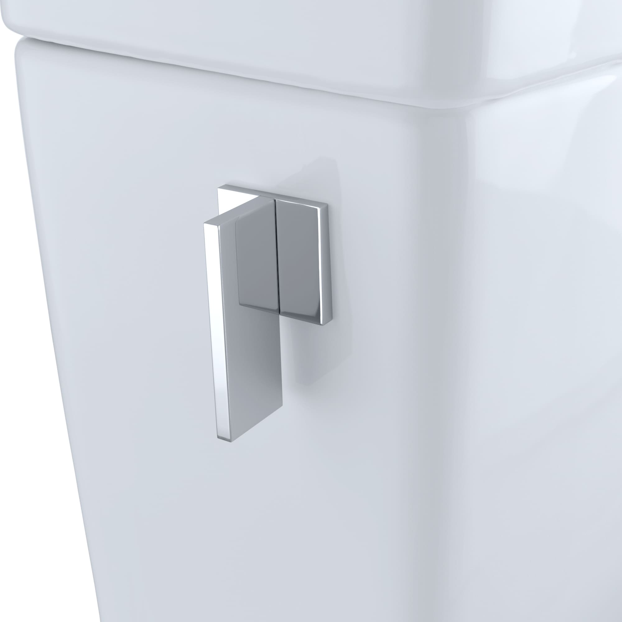 TOTO Washlet+ Blanco de Algodón Individual Alargado Estilo Estándar Altura Suave Cierre 1 Pieza Bidet con Descarga Suave de 12 pulgadas Etiqueta WaterSense de 1.28 GPF MW6243074CEFG-01