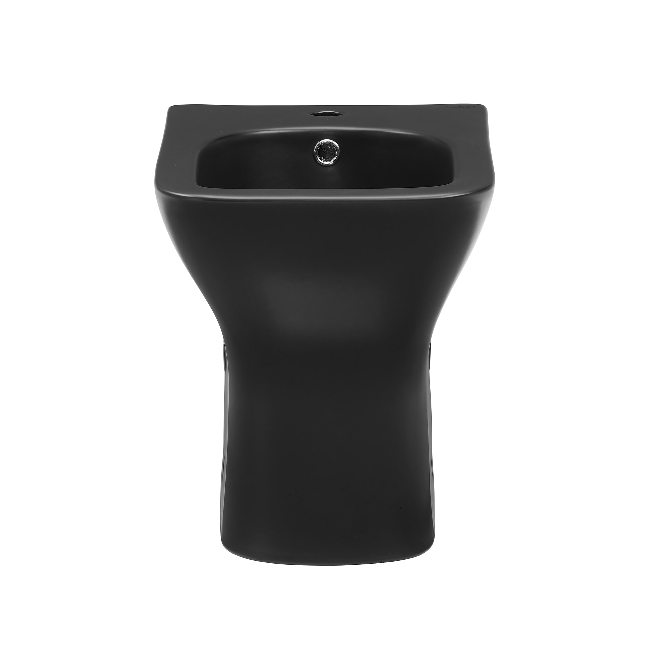 Bidet alargado en negro mate de altura estándar Swiss Madison SM-25-BDCHR04BK.