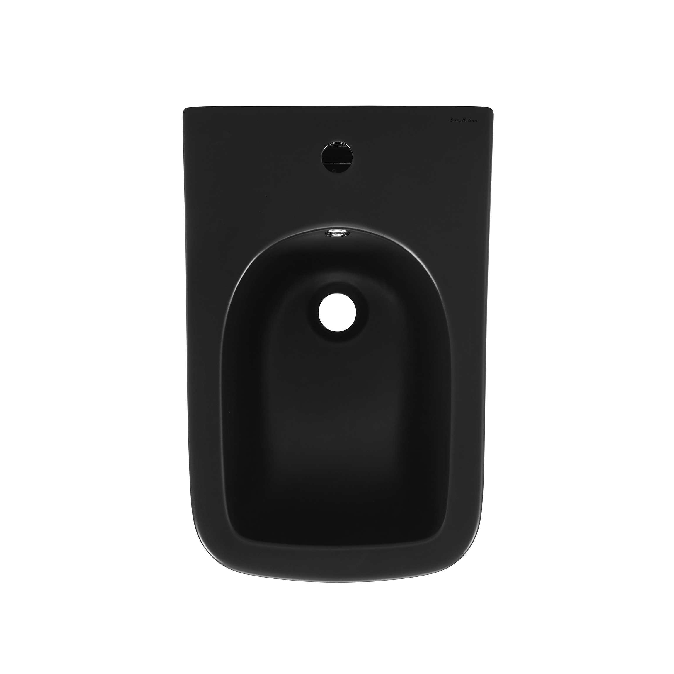 Bidet alargado en negro mate de altura estándar Swiss Madison SM-25-BDCHR04BK.