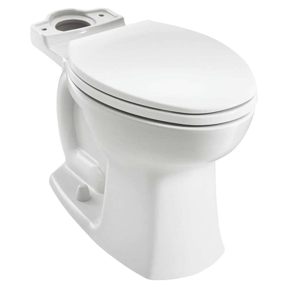 Taza de baño alargada en blanco con altura de silla de American Standard Edgemere, descarga de 12 pulgadas 3519A101.020