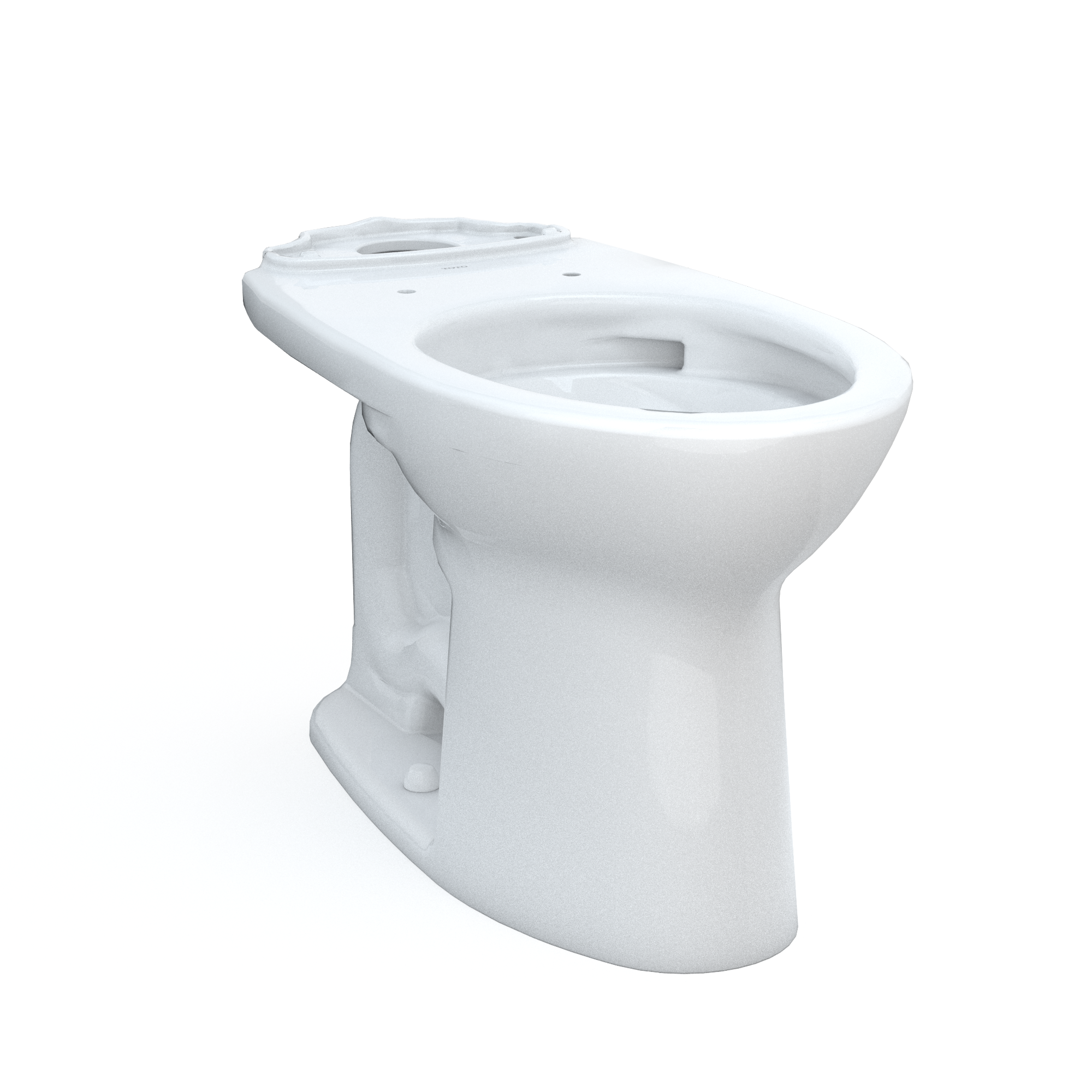 Bowl de Inodoro alargado de altura estándar en blanco de algodón TOTO Drake con descarga de 12 pulgadas - es_mx