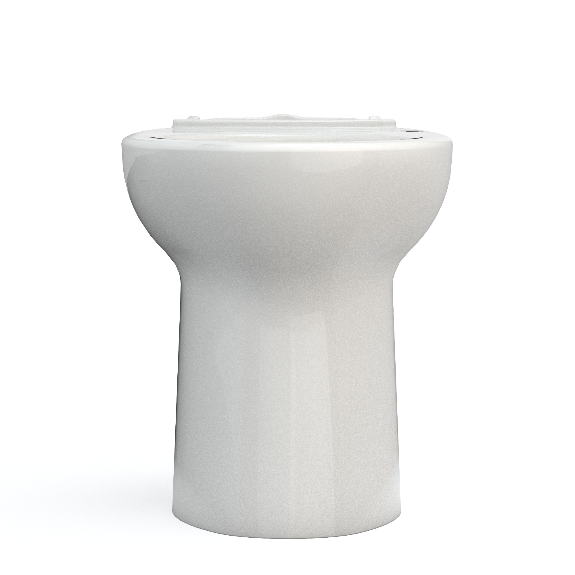 Taza de baño elongada estándar en color blanco colonial de TOTO Drake con altura estándar y descarga de 12 pulgadas - C776CEFG-11