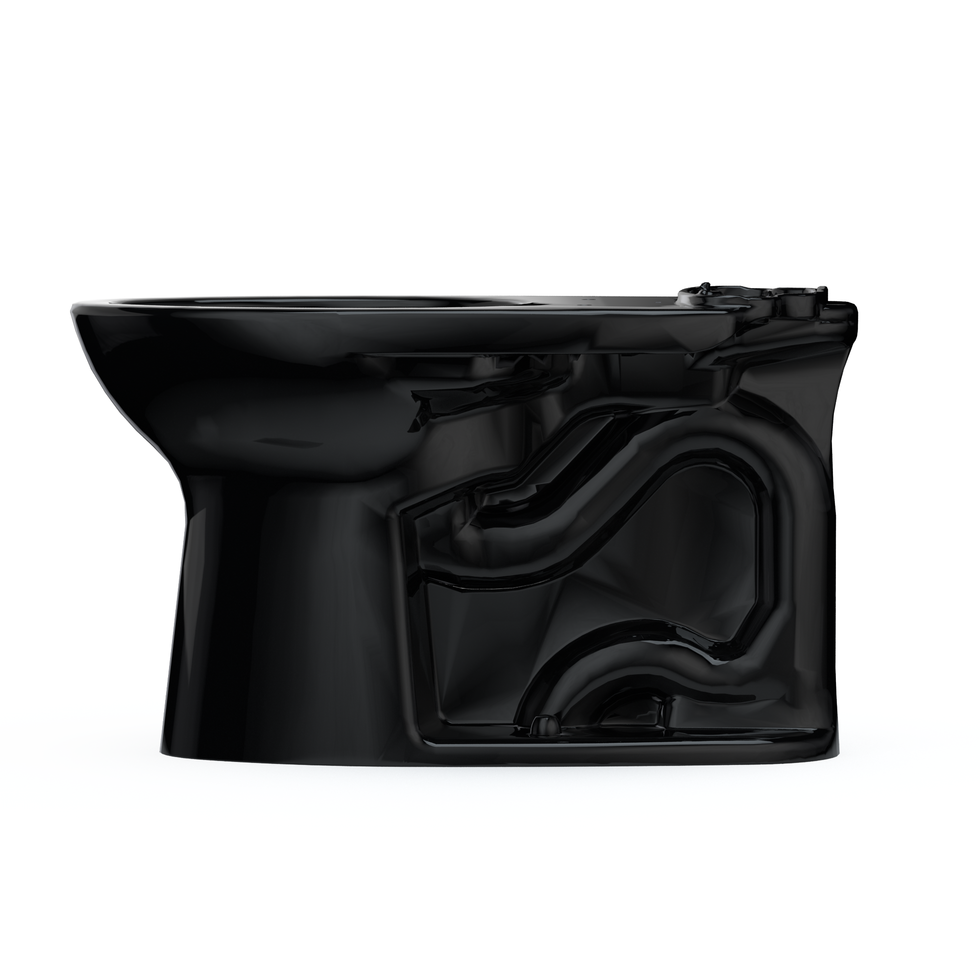 Taza de baño alargada de altura estándar en color ébano Drake de TOTO con descarga de 12 pulgadas - C776CEF-51