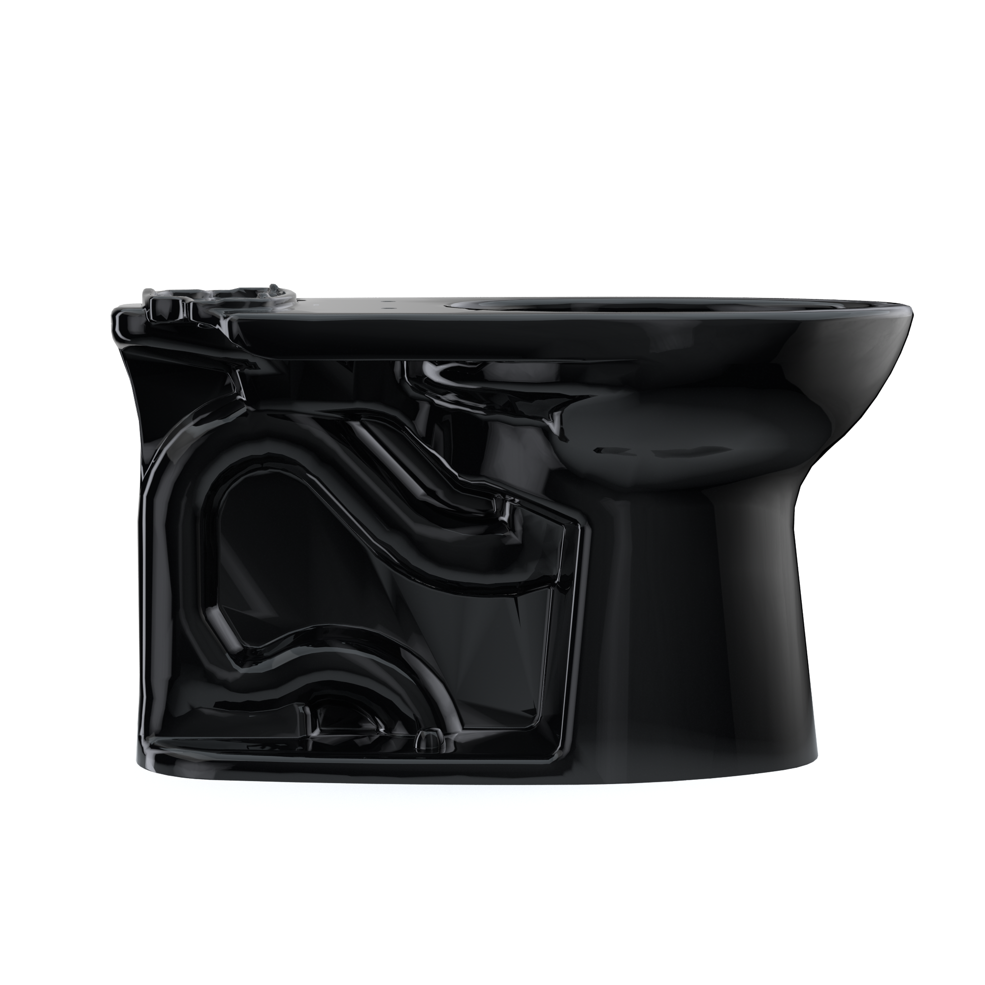 Taza de baño alargada de altura estándar en color ébano Drake de TOTO con descarga de 12 pulgadas - C776CEF-51