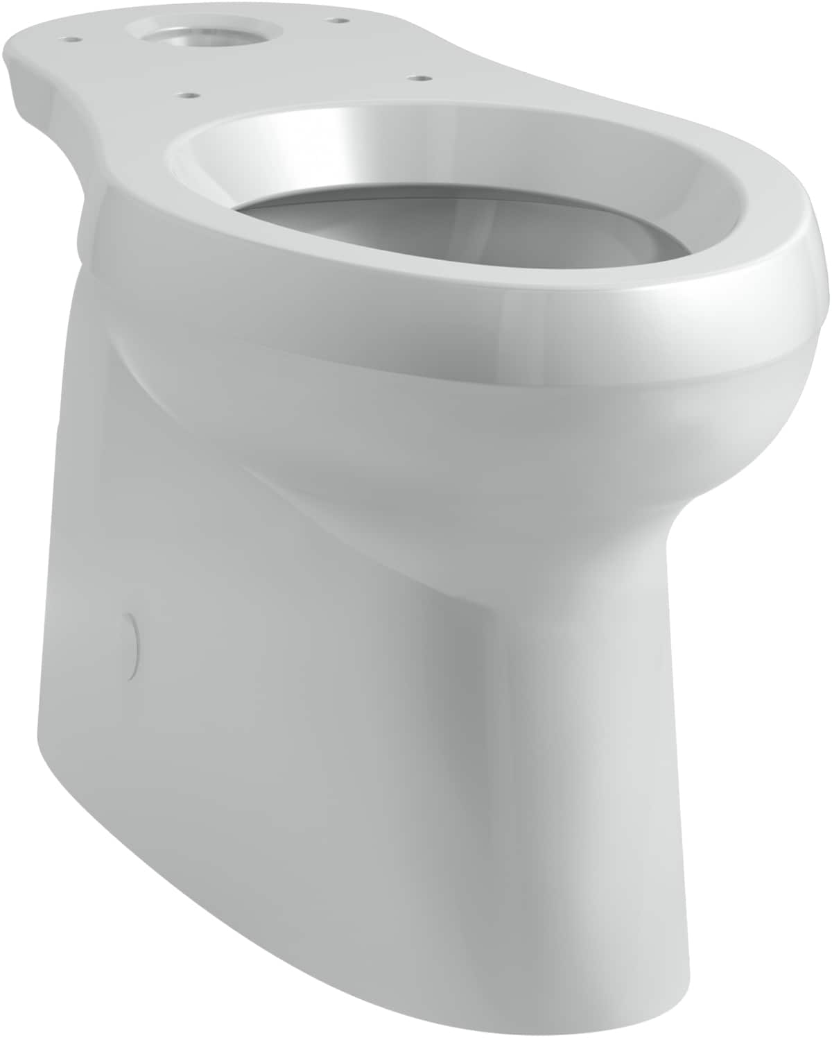 Taza de baño alargada de altura de silla en color gris hielo Cimarron de KOHLER con descarga de 12 pulgadas - K-5309-95
