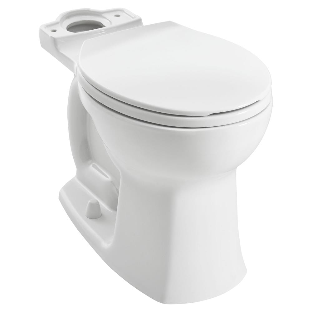 Taza de baño redonda blanca de altura de silla American Standard Edgemere con un desagüe de 12 pulgadas 3519B101.020.