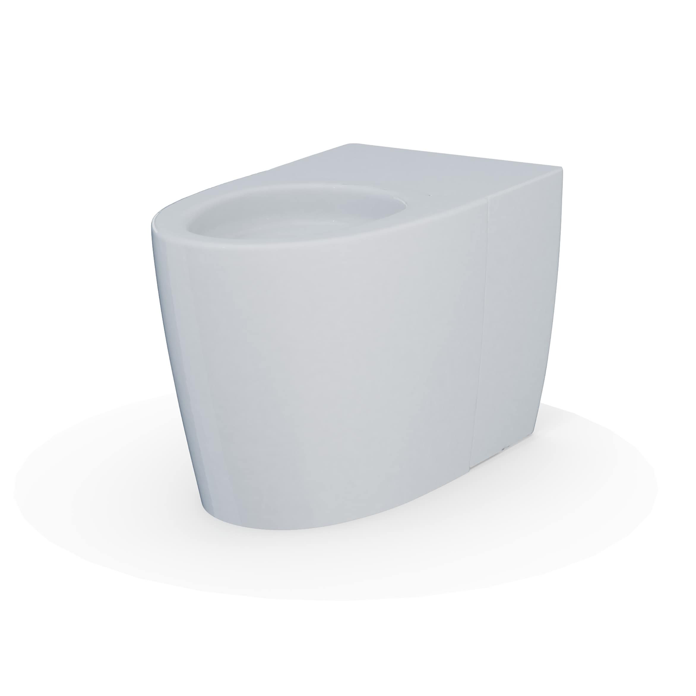 TOTO Neorest Blanco de Algodón Taza de Inodoro alargada a Altura de Silla de 12 pulgadas de Descarga Rueda CT8551CUMFG-01