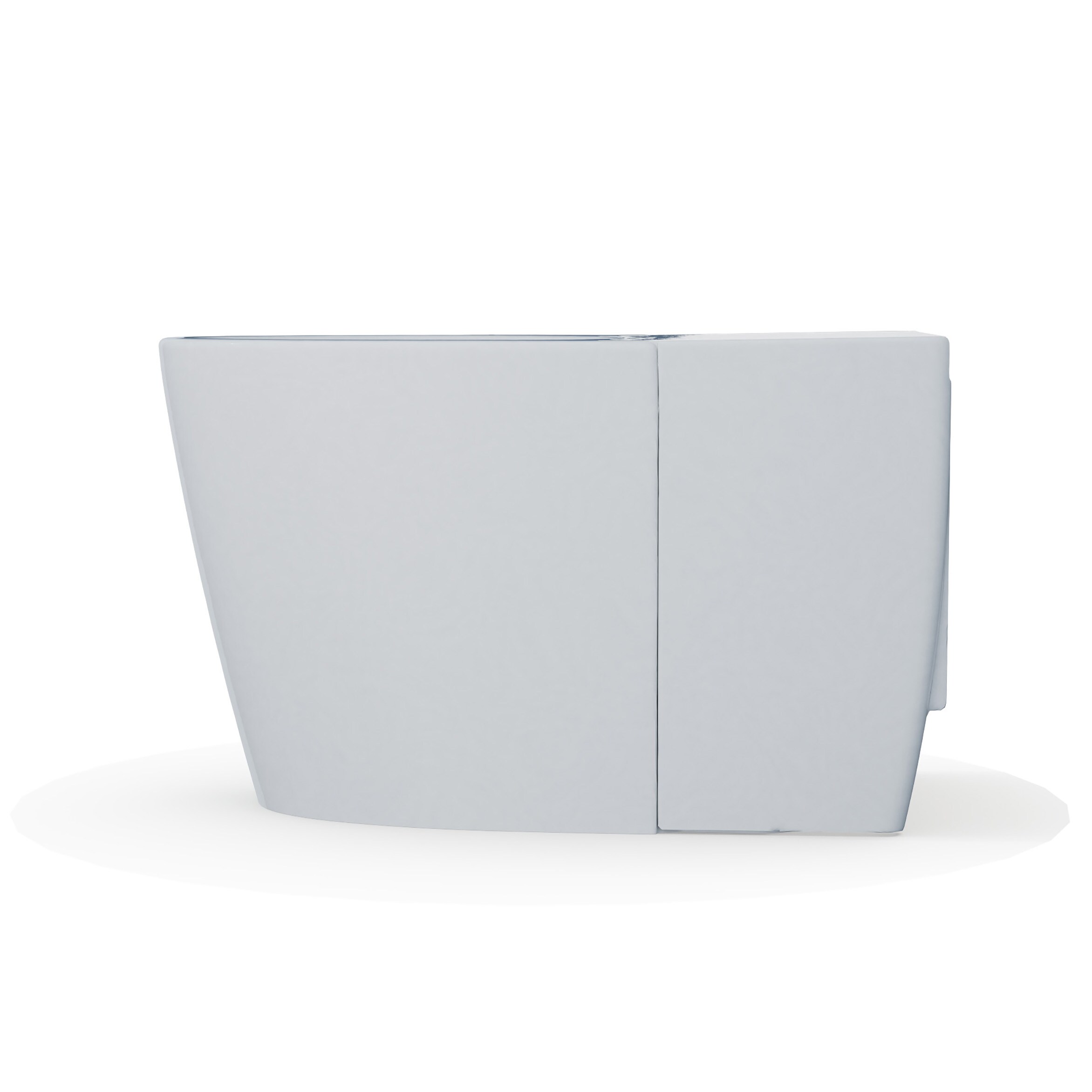 TOTO Neorest Blanco de Algodón Taza de Inodoro alargada a Altura de Silla de 12 pulgadas de Descarga Rueda CT8551CUMFG-01