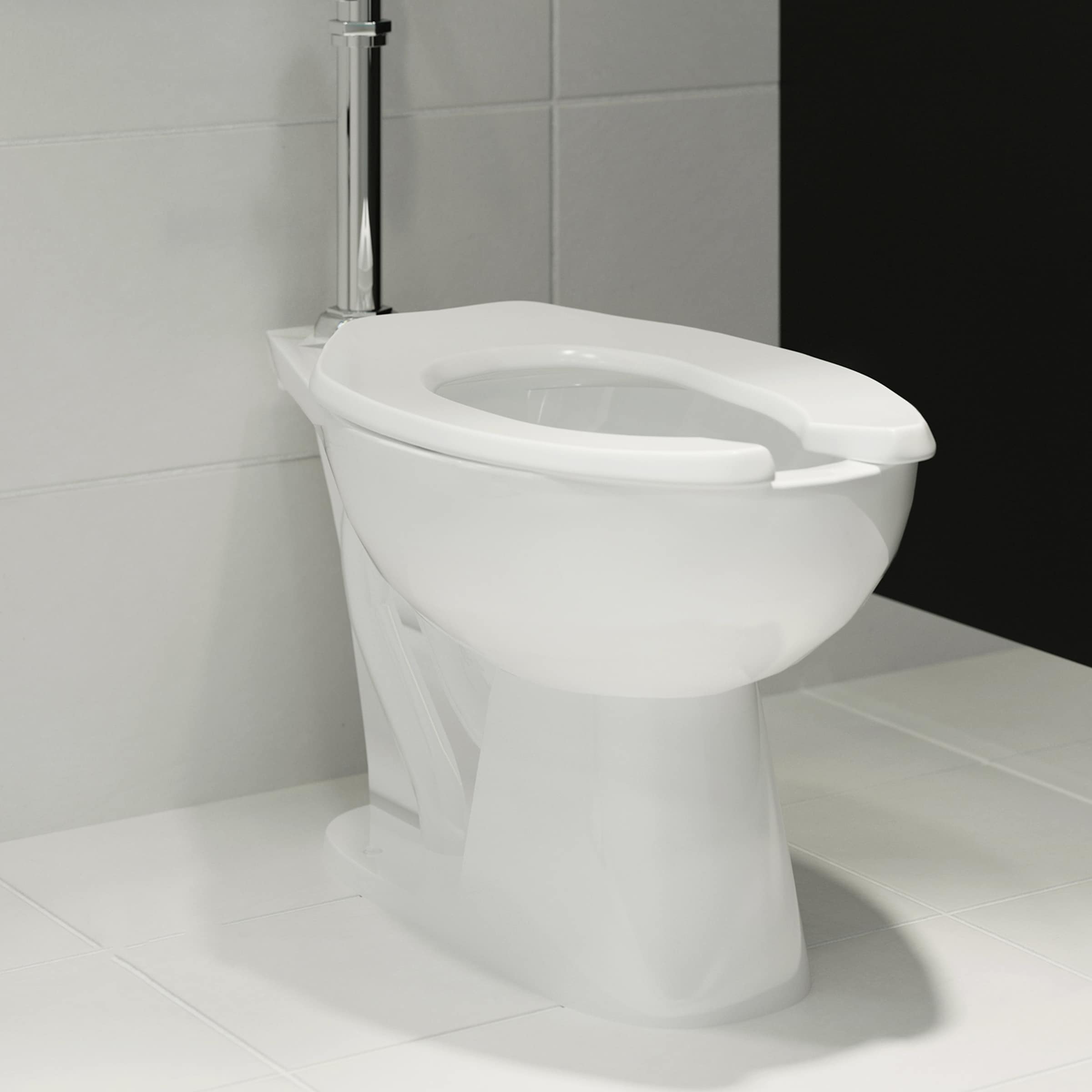 Inodoro alargado de pared Swiss Madison Chalon en color blanco brillante con descarga de 7 pulgadas SM-25-CICHL03WH.