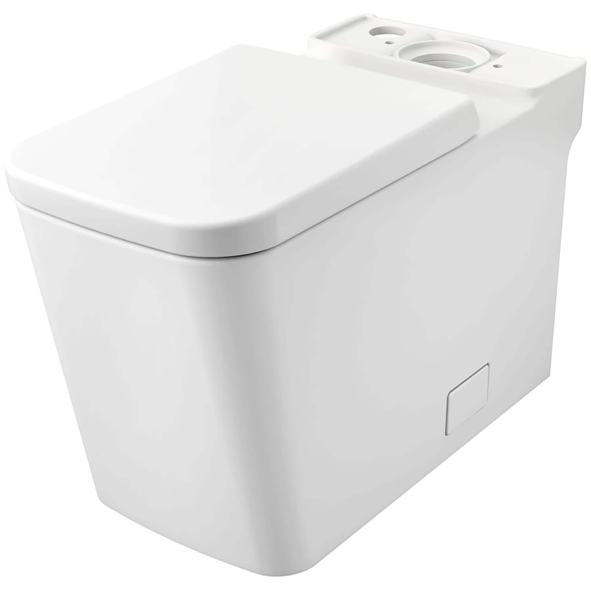 Taza de baño alargada en blanco alpino GROHE a altura estándar con descarga de 12 pulgadas 39664000