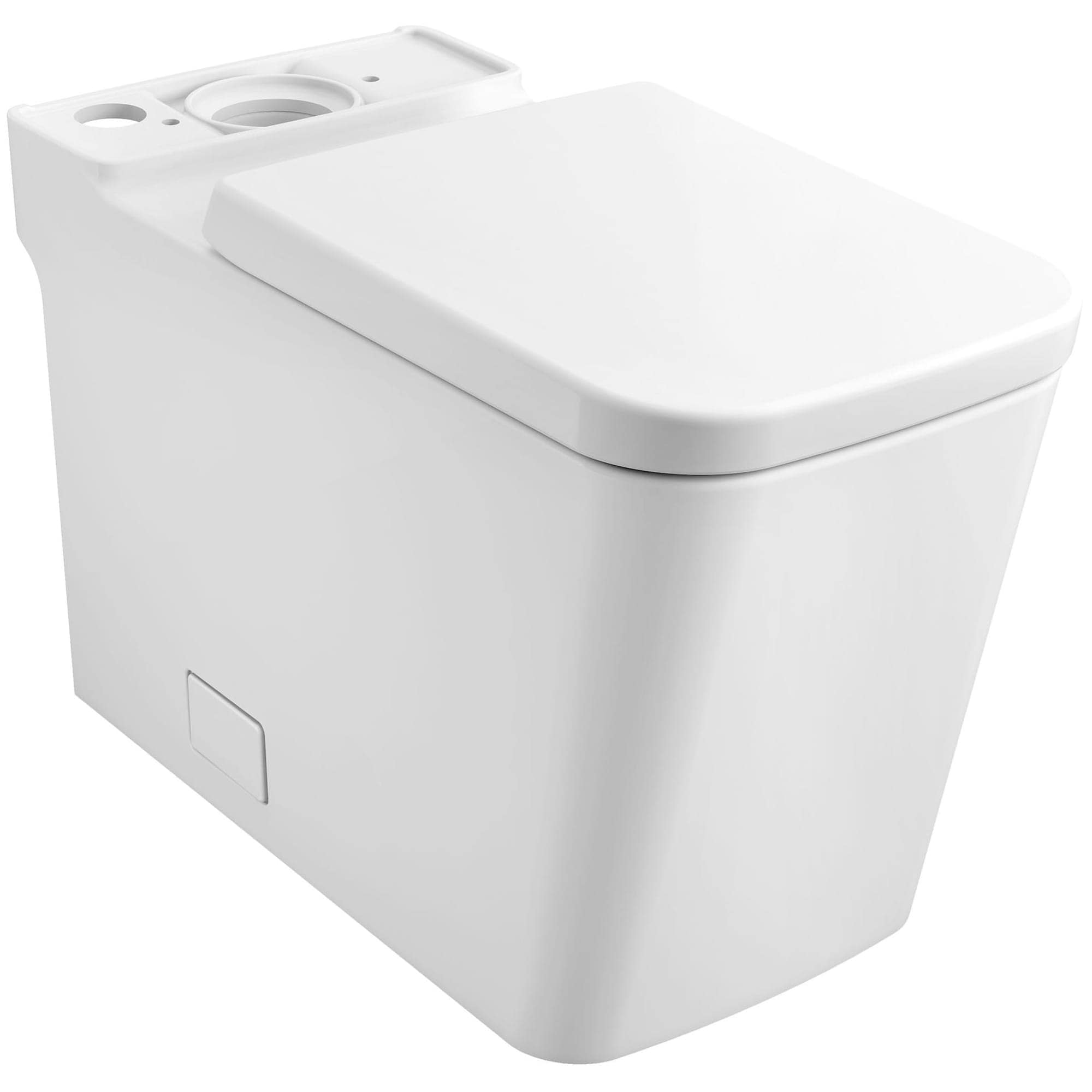 Taza de baño alargada en blanco alpino GROHE a altura estándar con descarga de 12 pulgadas 39664000