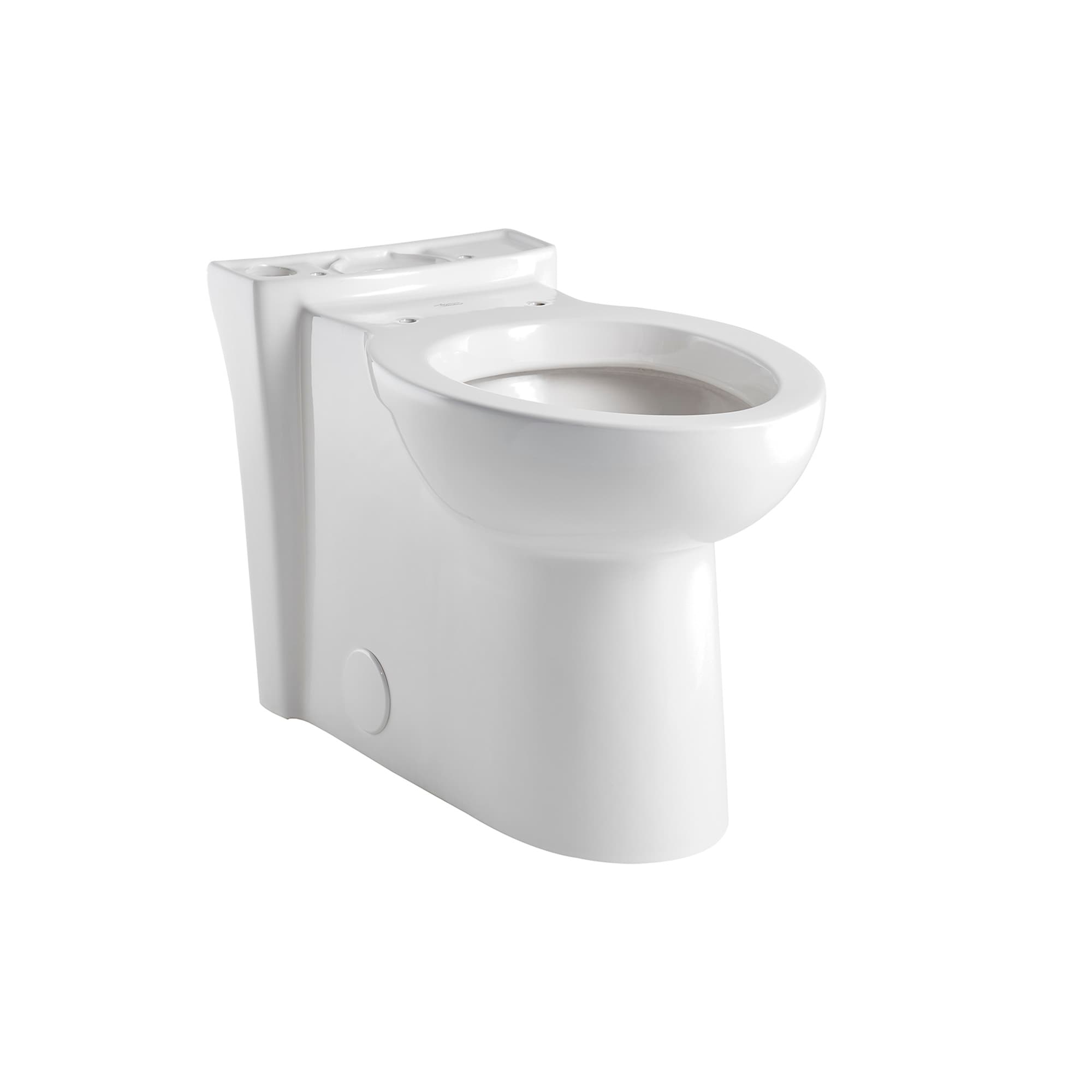 Taza de baño alargada de altura de silla American Standard Cadet en blanco con 12 pulgadas de separación áspera 3075000.020