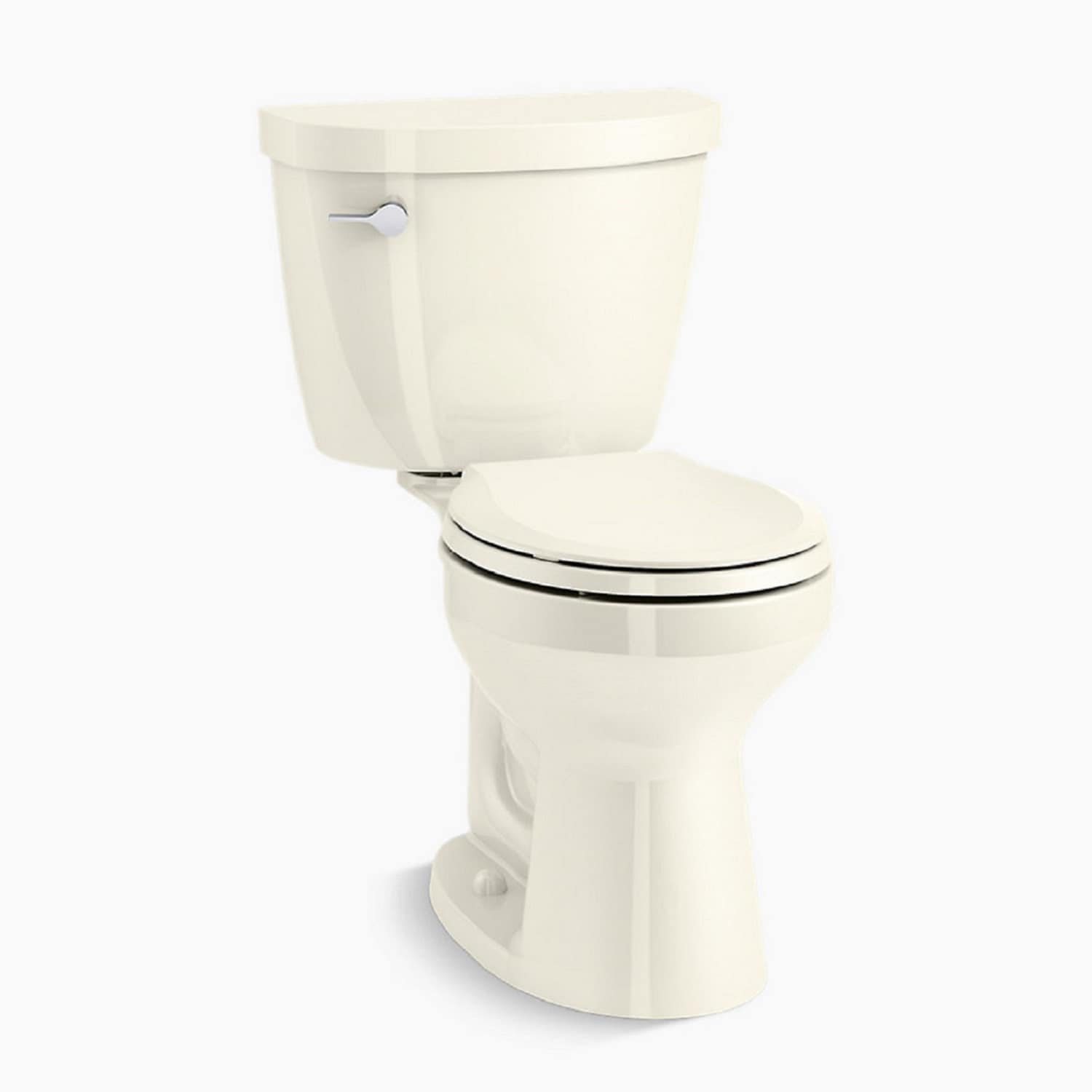 Bowl de baño redondo en altura de silla color almendra de KOHLER con distancia de 12 pulgadas - 31589-96