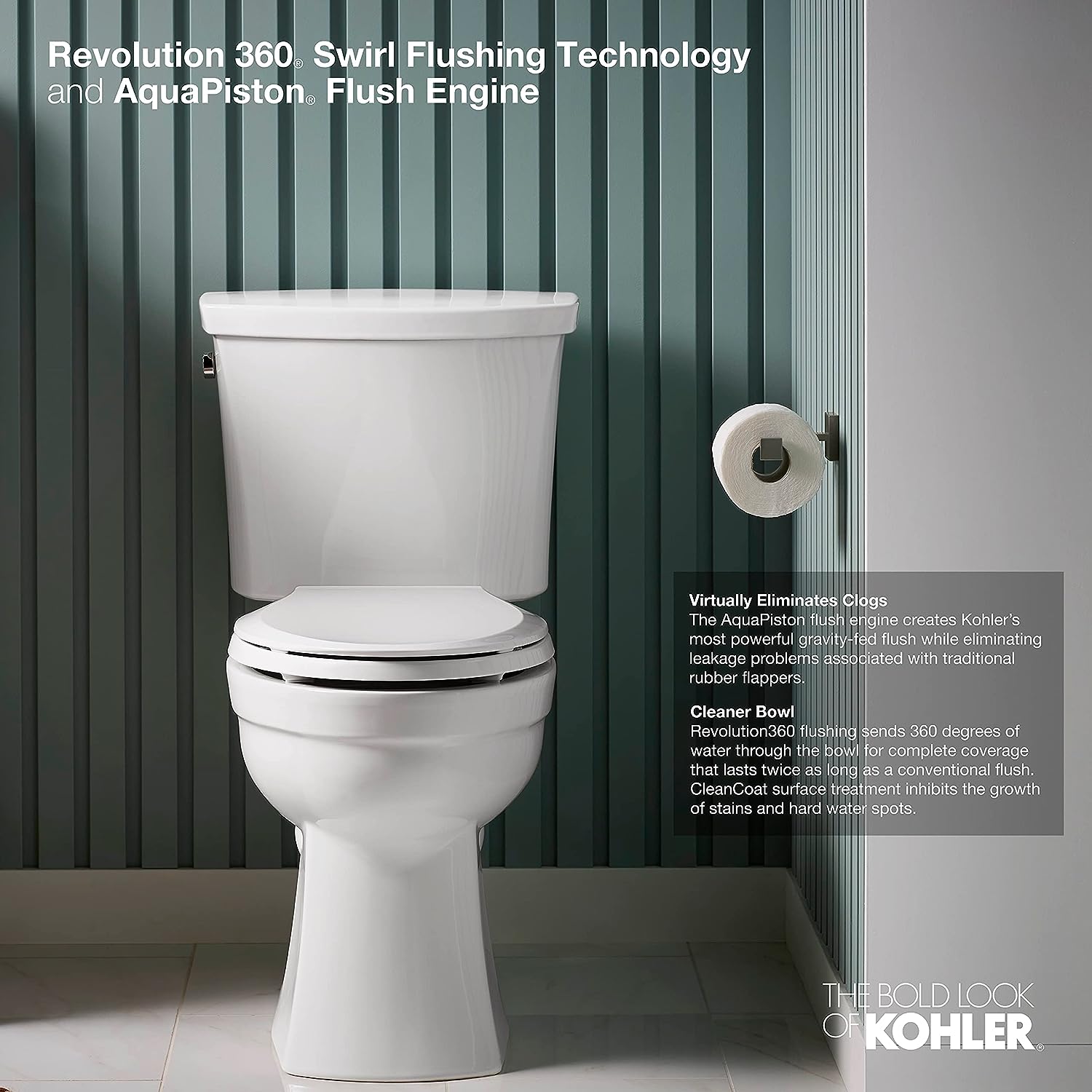 Taza de baño alargada de altura de silla en color blanco hueso con 12 pulgadas de descarga áspera 32809-96 KOHLER