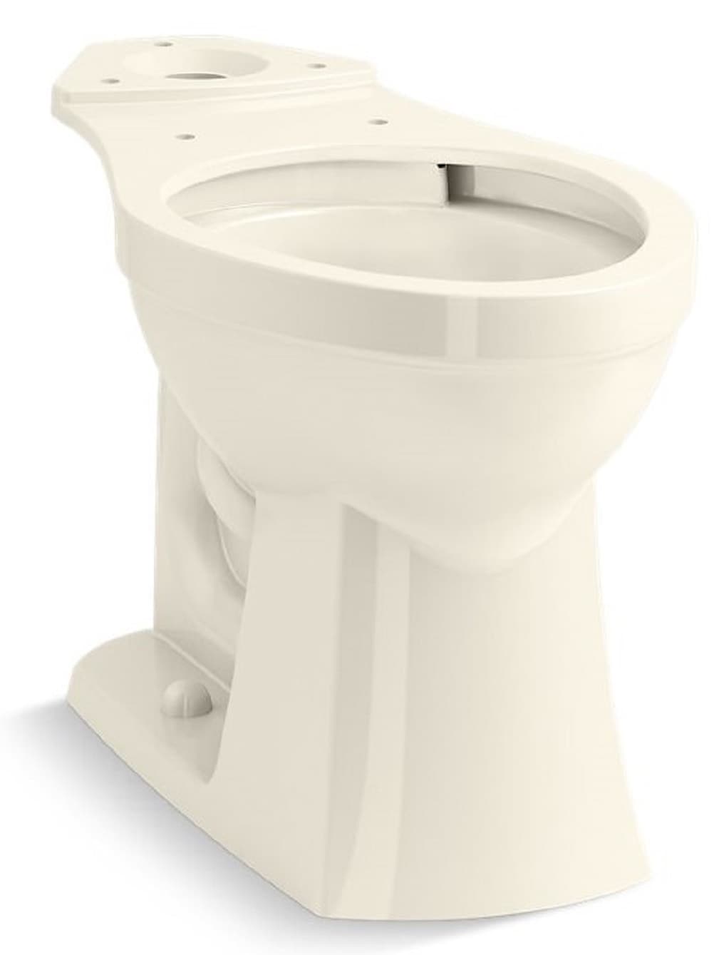 Taza de baño alargada de altura de silla en color blanco hueso con 12 pulgadas de descarga áspera 32809-96 KOHLER