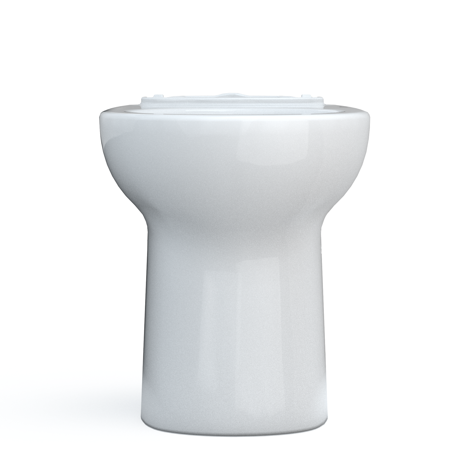 Taza de baño redonda de altura estándar color blanco de algodón TOTO Drake con 12 pulgadas de espaciamiento áspero C775CEFG-01