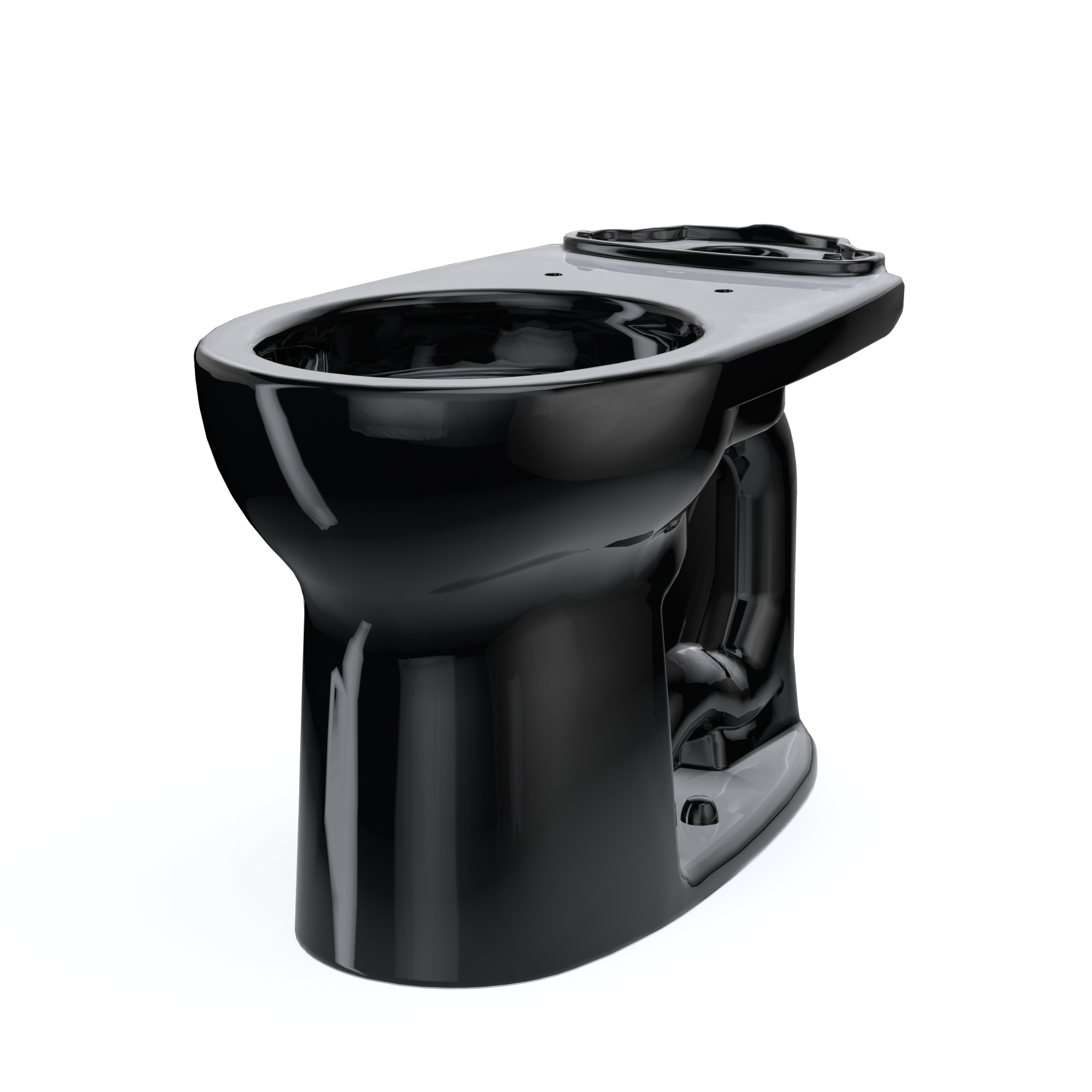 Taza de baño redonda en color ébano estilo estándar TOTO Drake con altura estándar y desagüe de 12 pulgadas - C775CEF-51