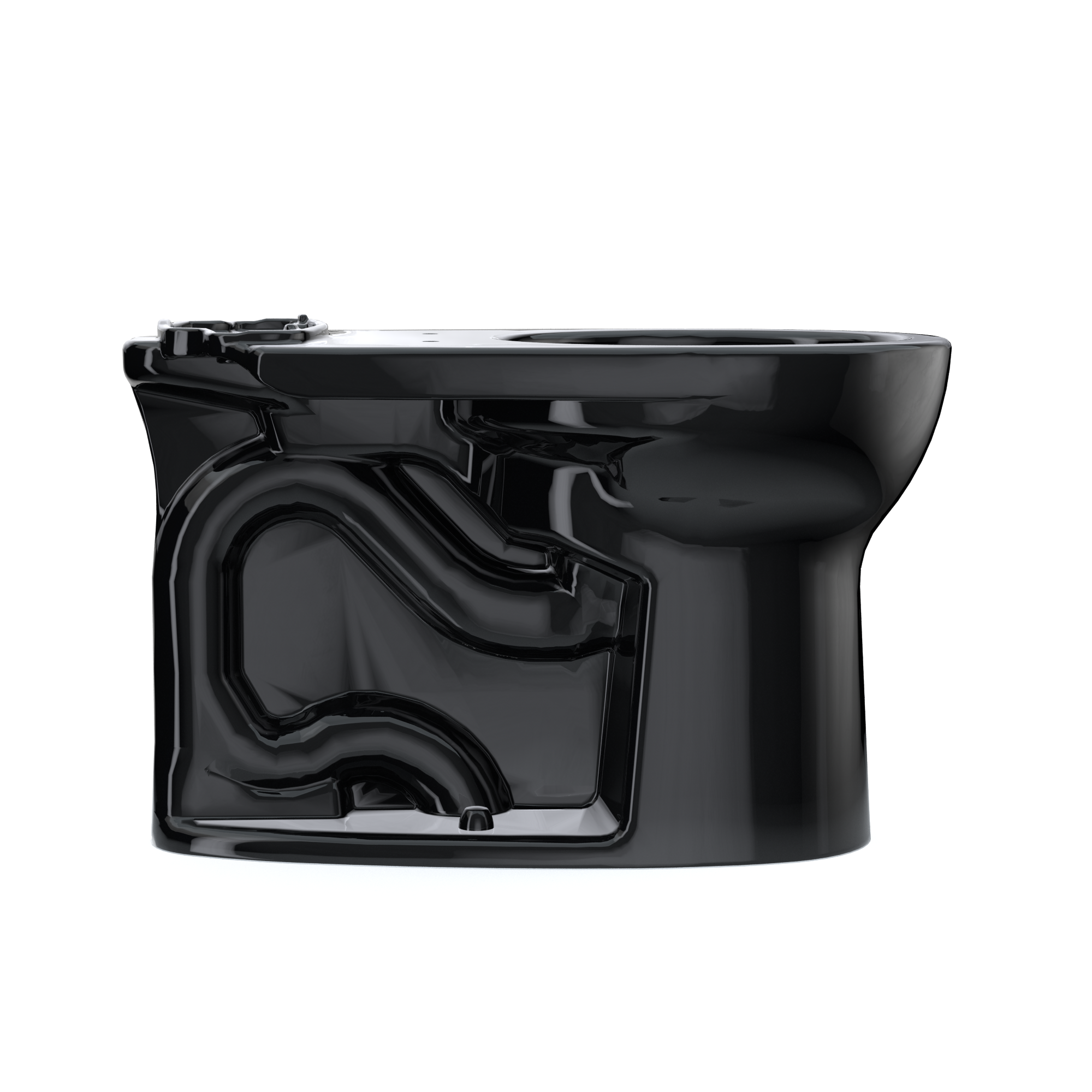 Taza de baño redonda en color ébano estilo estándar TOTO Drake con altura estándar y desagüe de 12 pulgadas - C775CEF-51