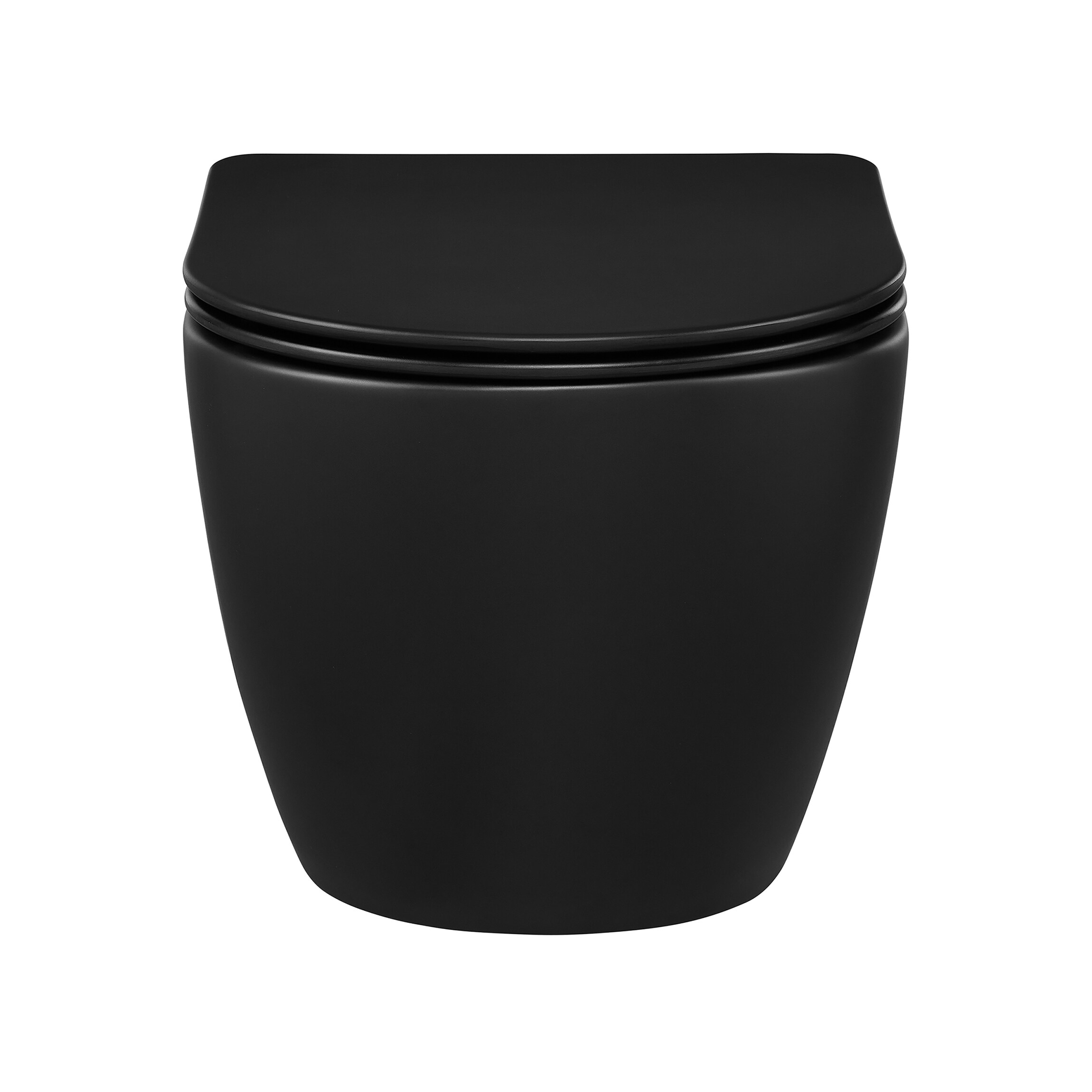 Bowl de baño colgante alargado en color negro mate Angers de Swiss Madison SM-25-BFANG05BK