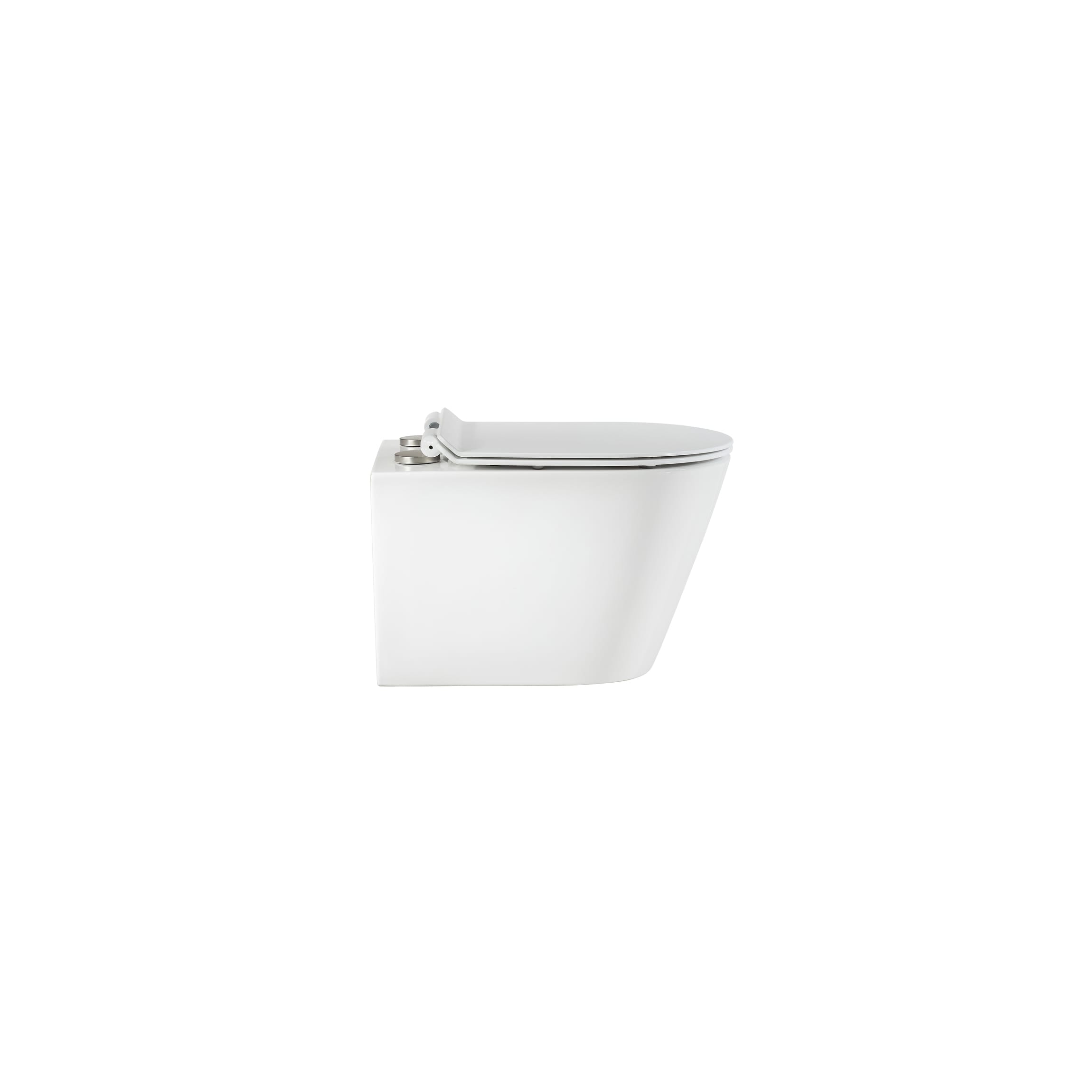 Taza de baño redonda de pared color blanco brillante Lucerna de Swiss Madison SM-25-BFLUC05WH