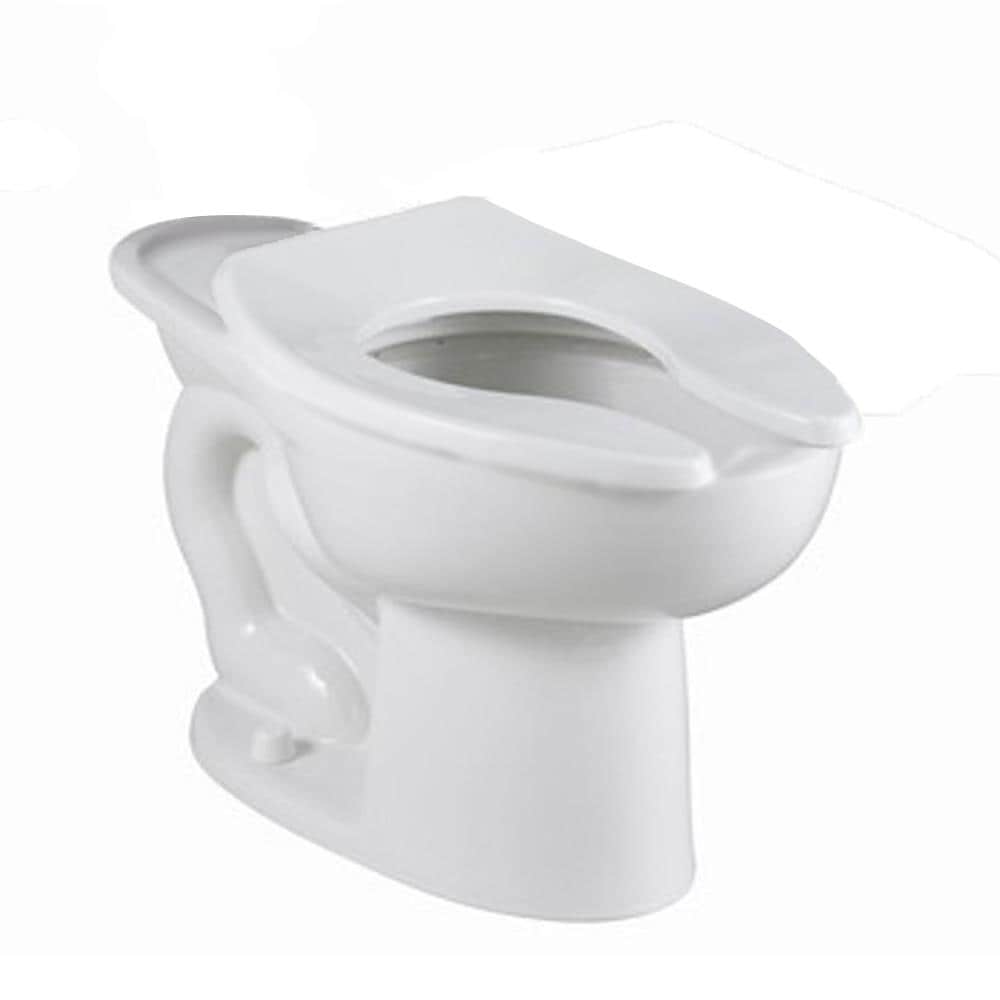 Taza de baño blanca alargada de altura estándar American Standard Madera con descarga de 12 pulgadas de Rough-In 3453001.020