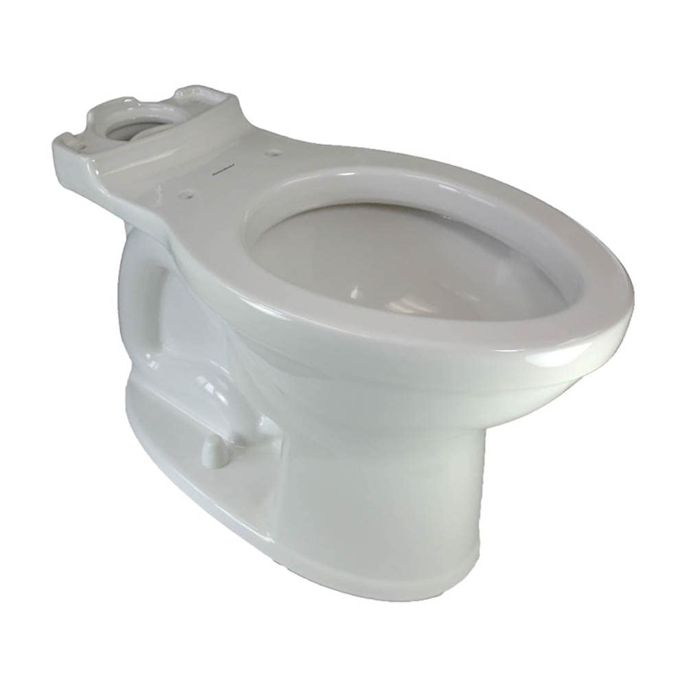 Taza de baño alargada American Standard Champion Pro en color blanco con altura de silla y descarga de 12 pulgadas.
