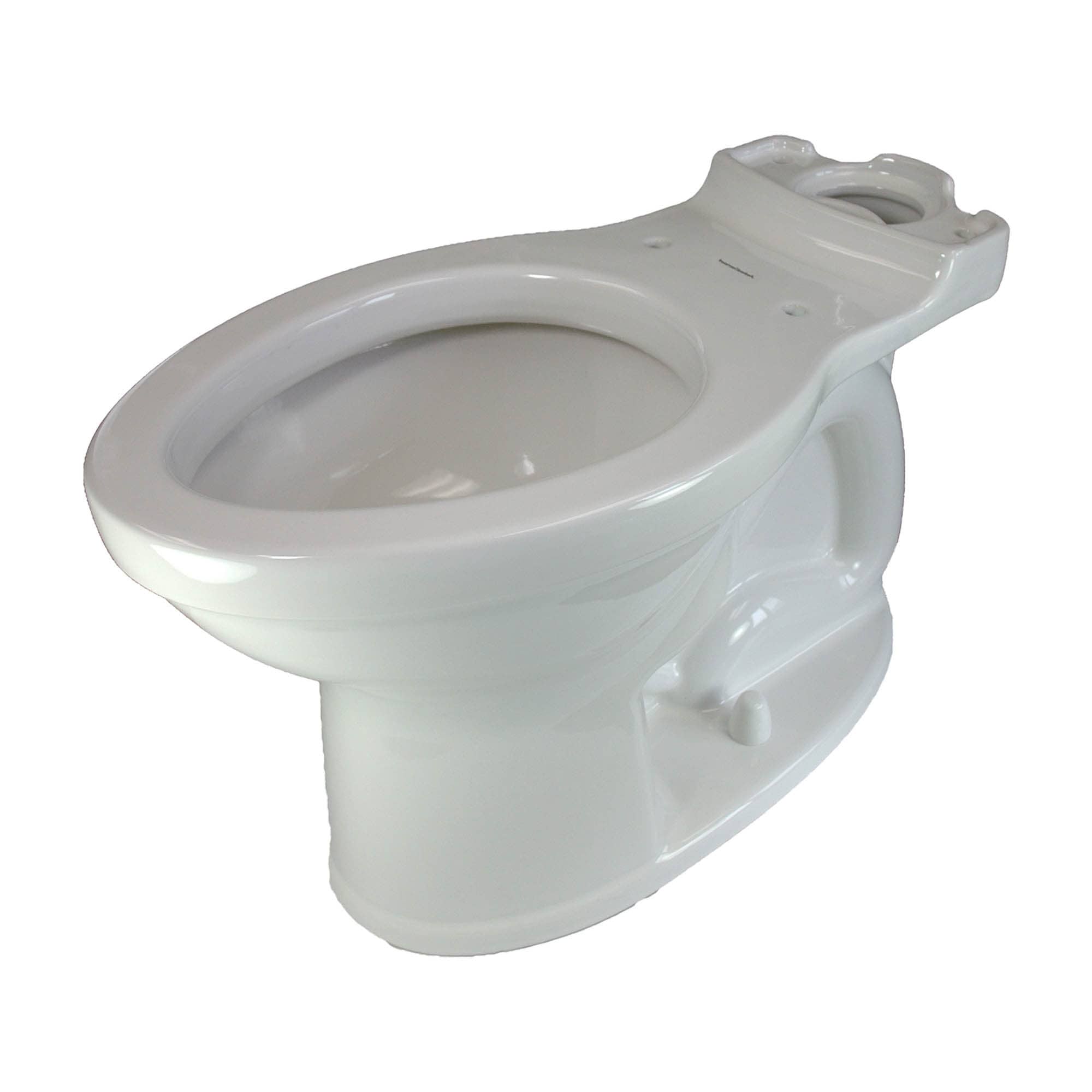 Taza de baño alargada American Standard Champion Pro en color blanco con altura de silla y descarga de 12 pulgadas.