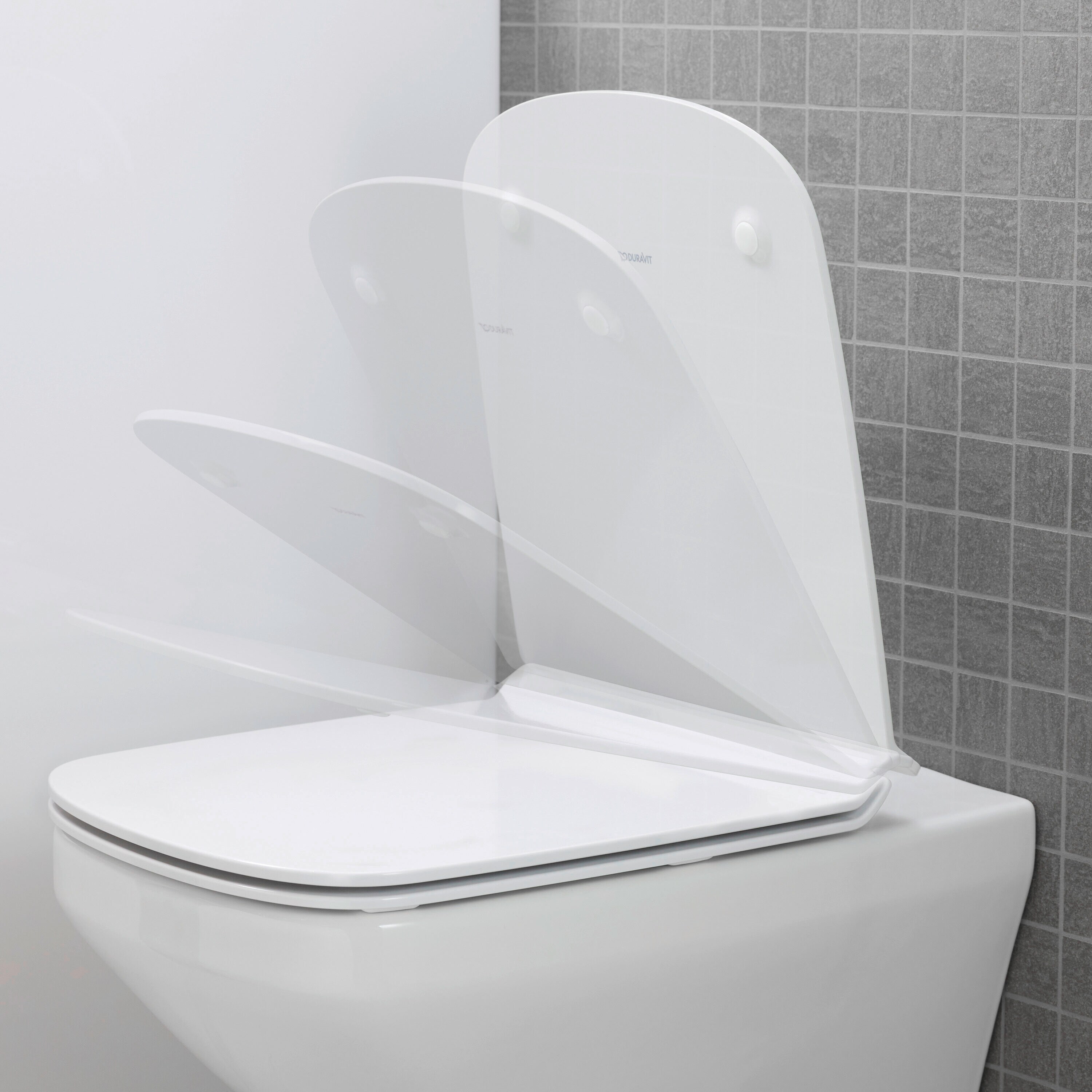 Taza de baño blanca alargada de altura estándar Duravit DuraStyle 2551090092