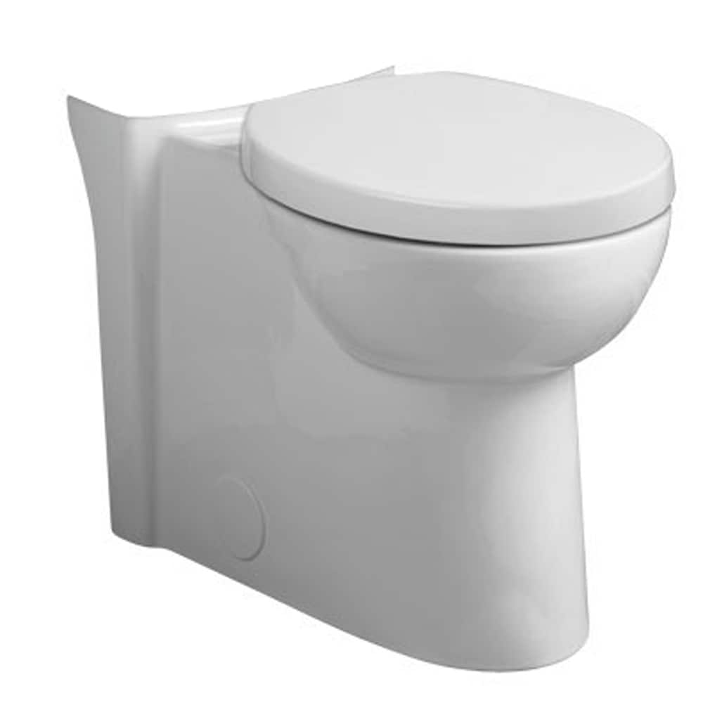 Taza de baño alargada blanco de altura de silla American Standard Studio con desfogue de 12 pulgadas 3075120.020.