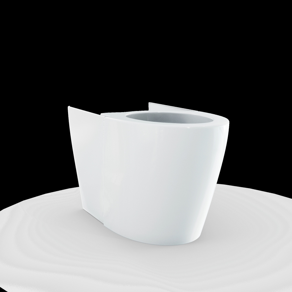 Taza de baño alargada de altura personalizada en blanco de algodón TOTO Neorest 12 pulgadas de descarga áspera CT7631CEMFG-01