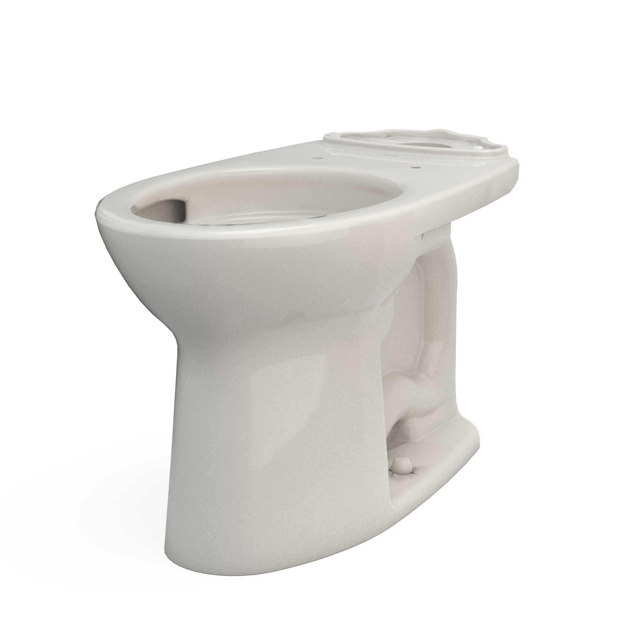 Taza de baño alargada de altura estándar en color beige Sedona de TOTO Drake con descarga de 12 pulgadasacidad C776CEG-12