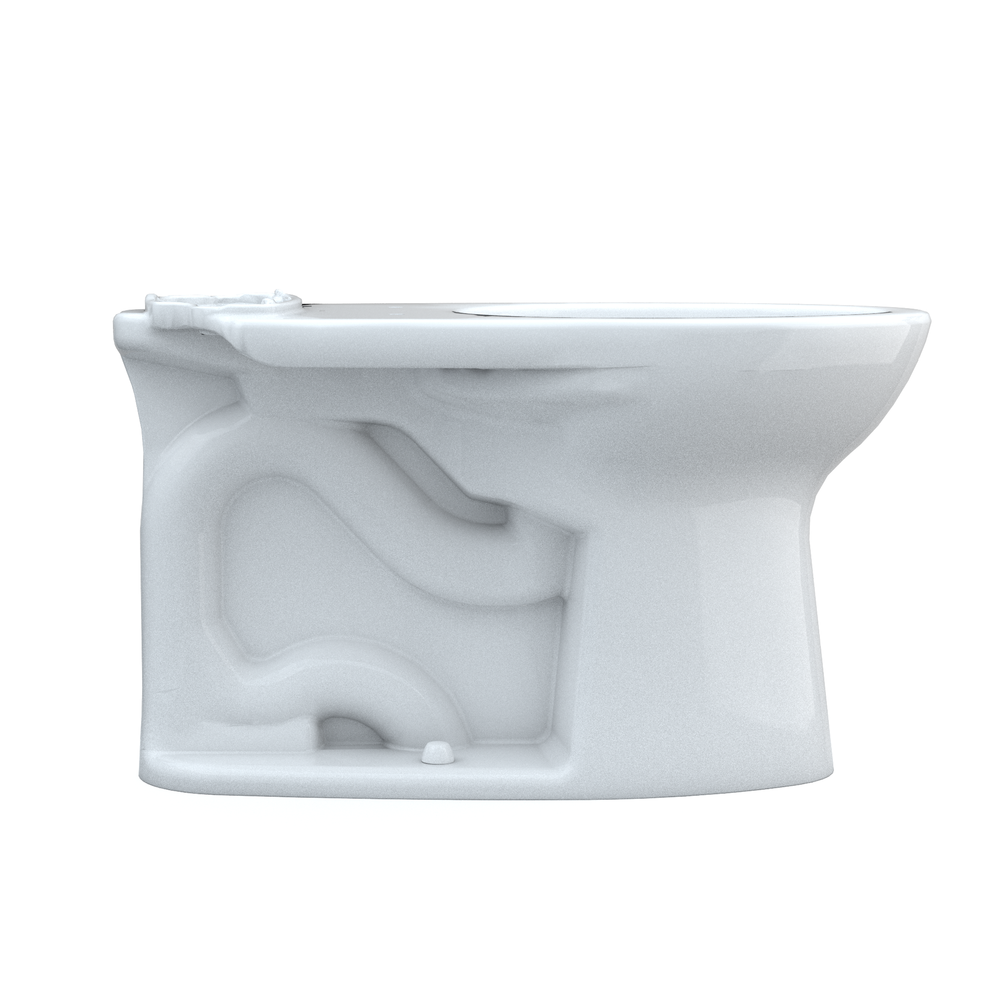 Taza de baño alargada blanca de altura estándar Drake de TOTO con descarga de 12 pulgadas - Modelo C776CEG-01
