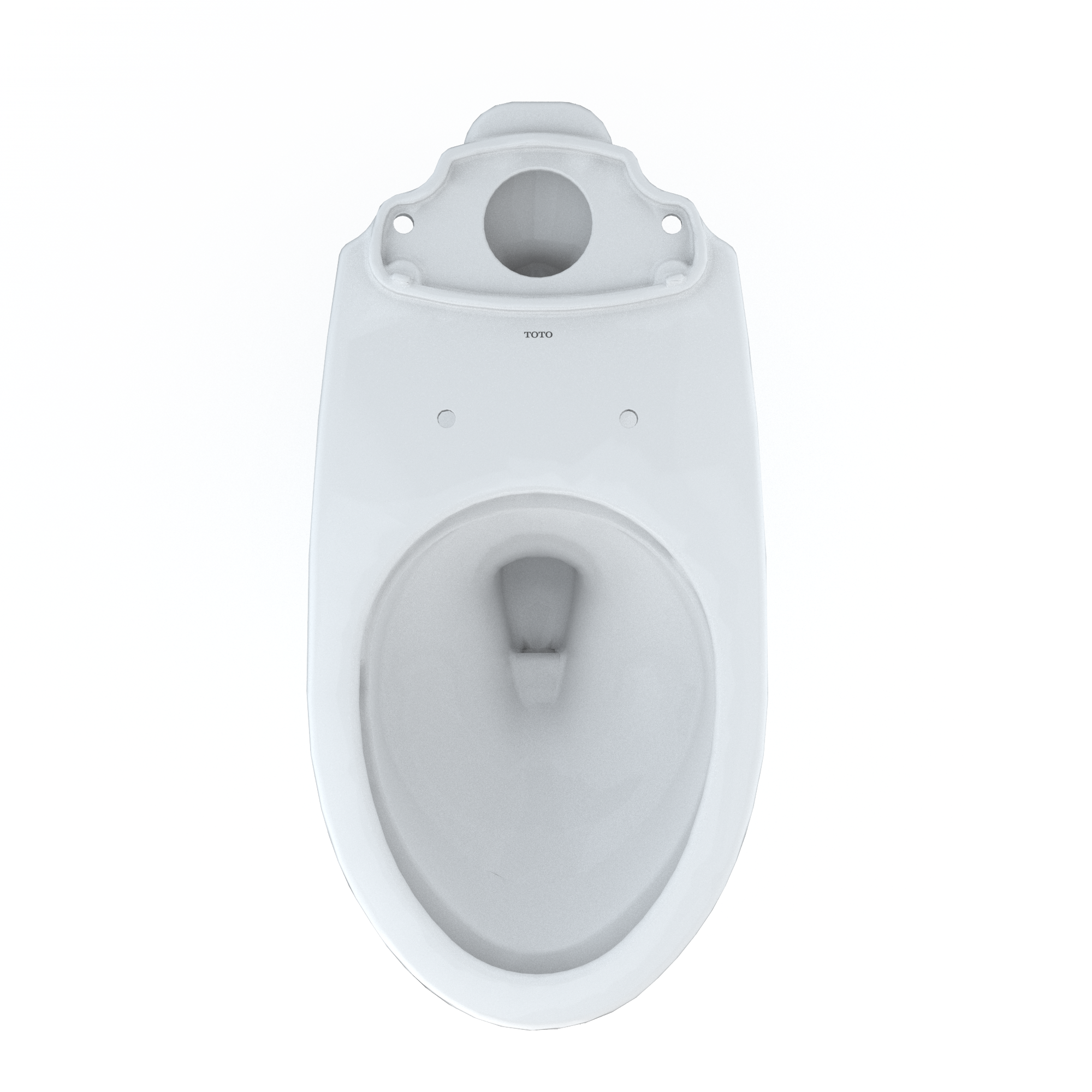 Taza de baño alargada blanca de altura estándar Drake de TOTO con descarga de 12 pulgadas - Modelo C776CEG-01