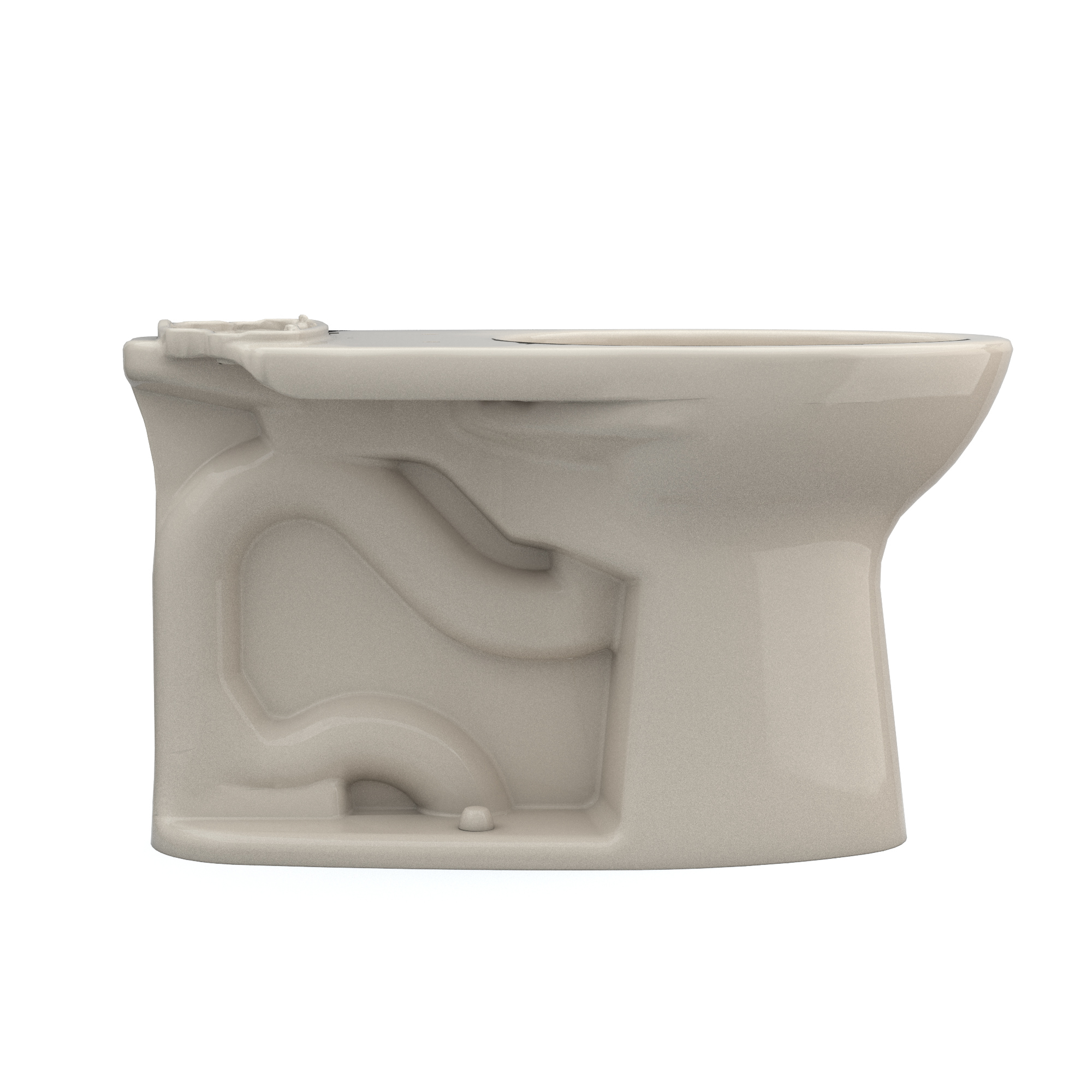 Taza de baño alargada y estándar TOTO Drake Bone con 12 pulgadas de desagüe áspero C776CEG-03