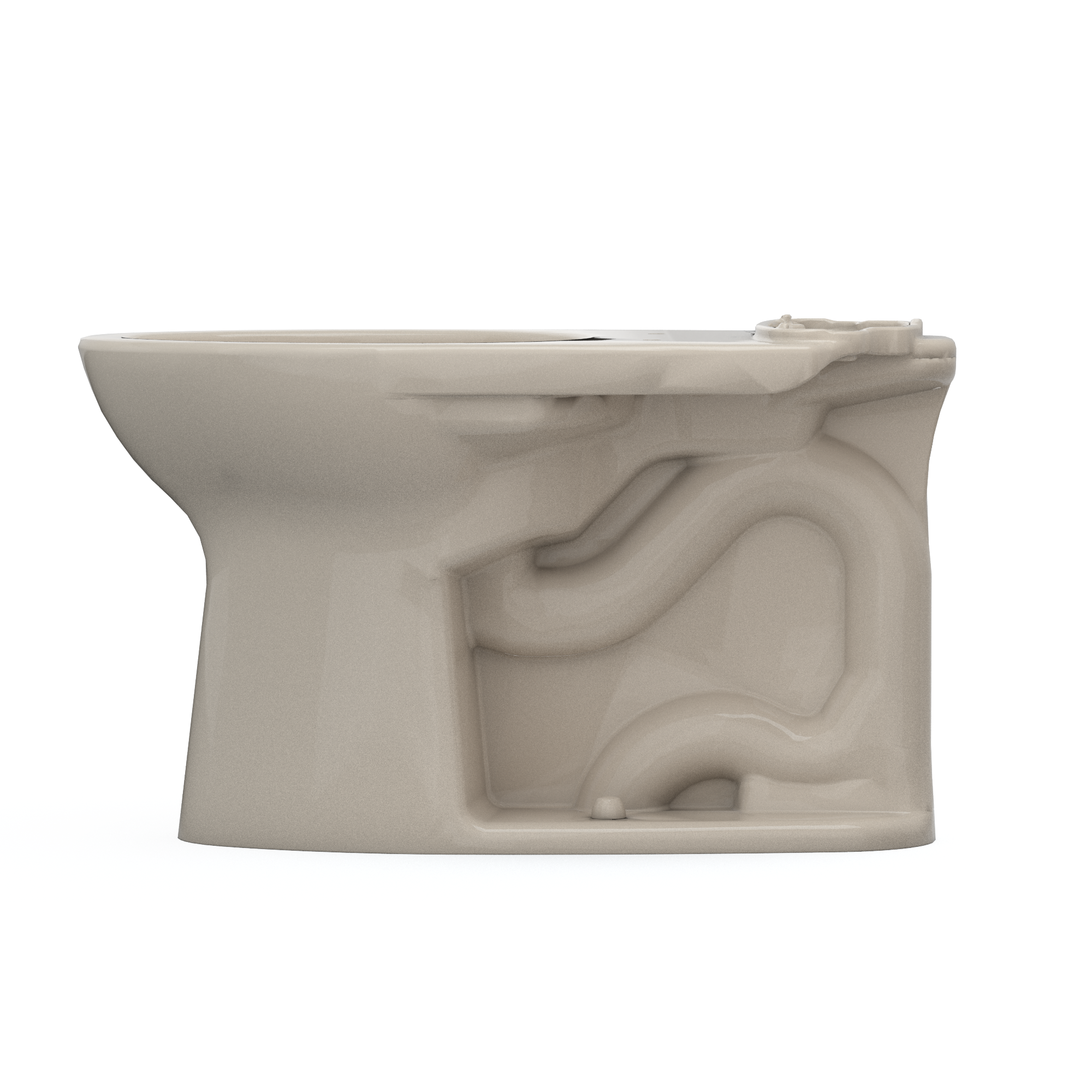 Taza de baño alargada y estándar TOTO Drake Bone con 12 pulgadas de desagüe áspero C776CEG-03