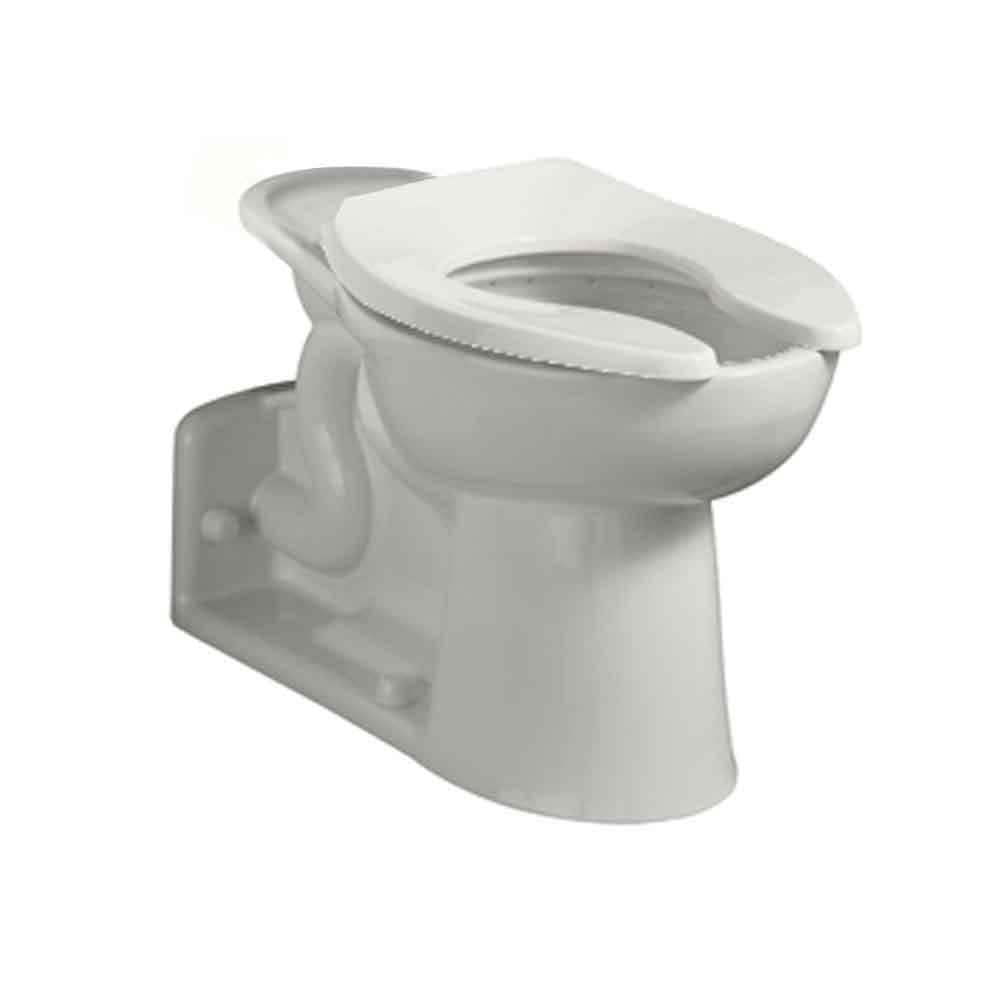 Taza de baño alargada en color blanco a altura de silla American Standard Priolo con dimensiones de 12 pulgadas 3697001.020