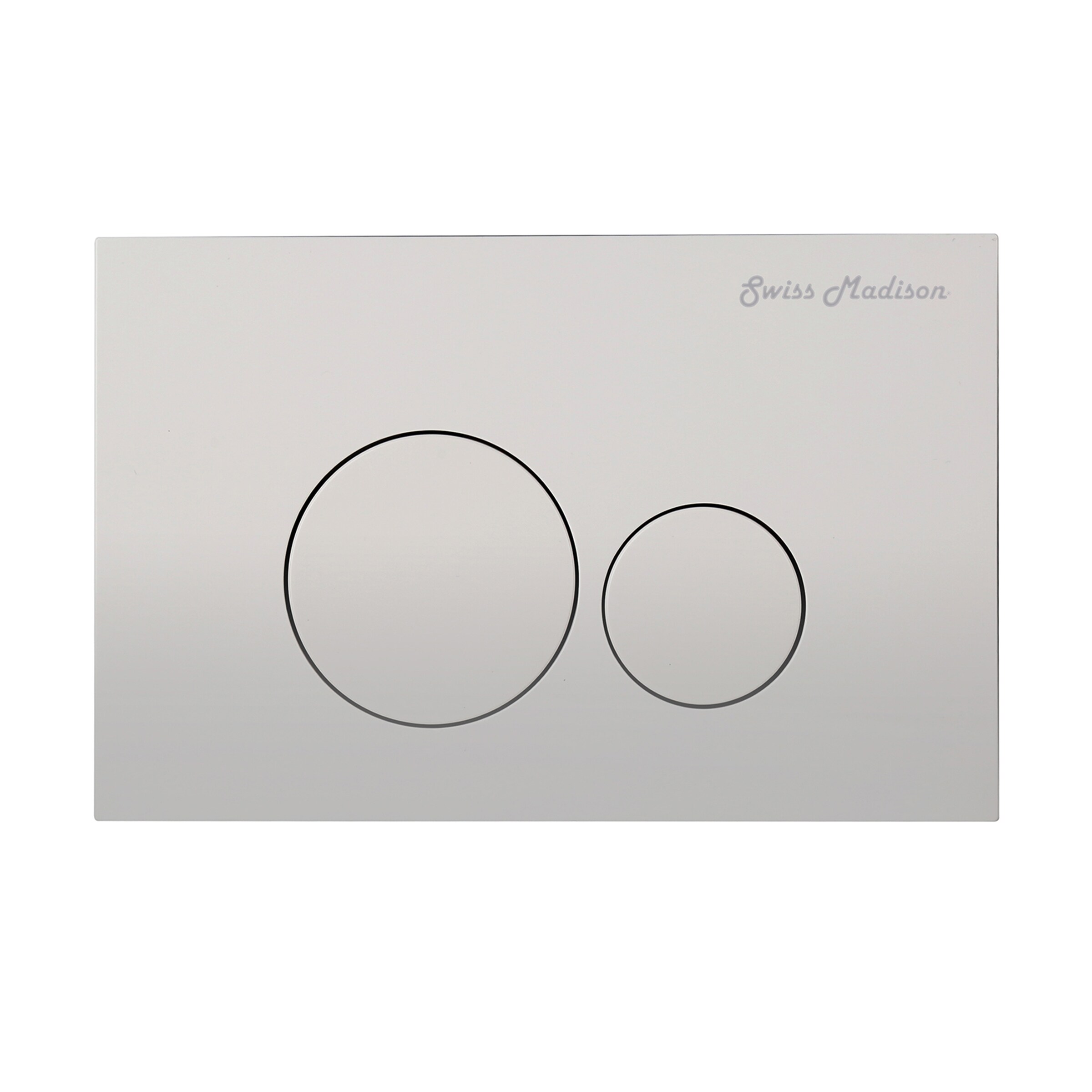 Inodoro Swiss Madison Angers Blanco Brillante alargado con Altura Estándar 7 pulgadas de Retroceso SM-25-WTANG03WH