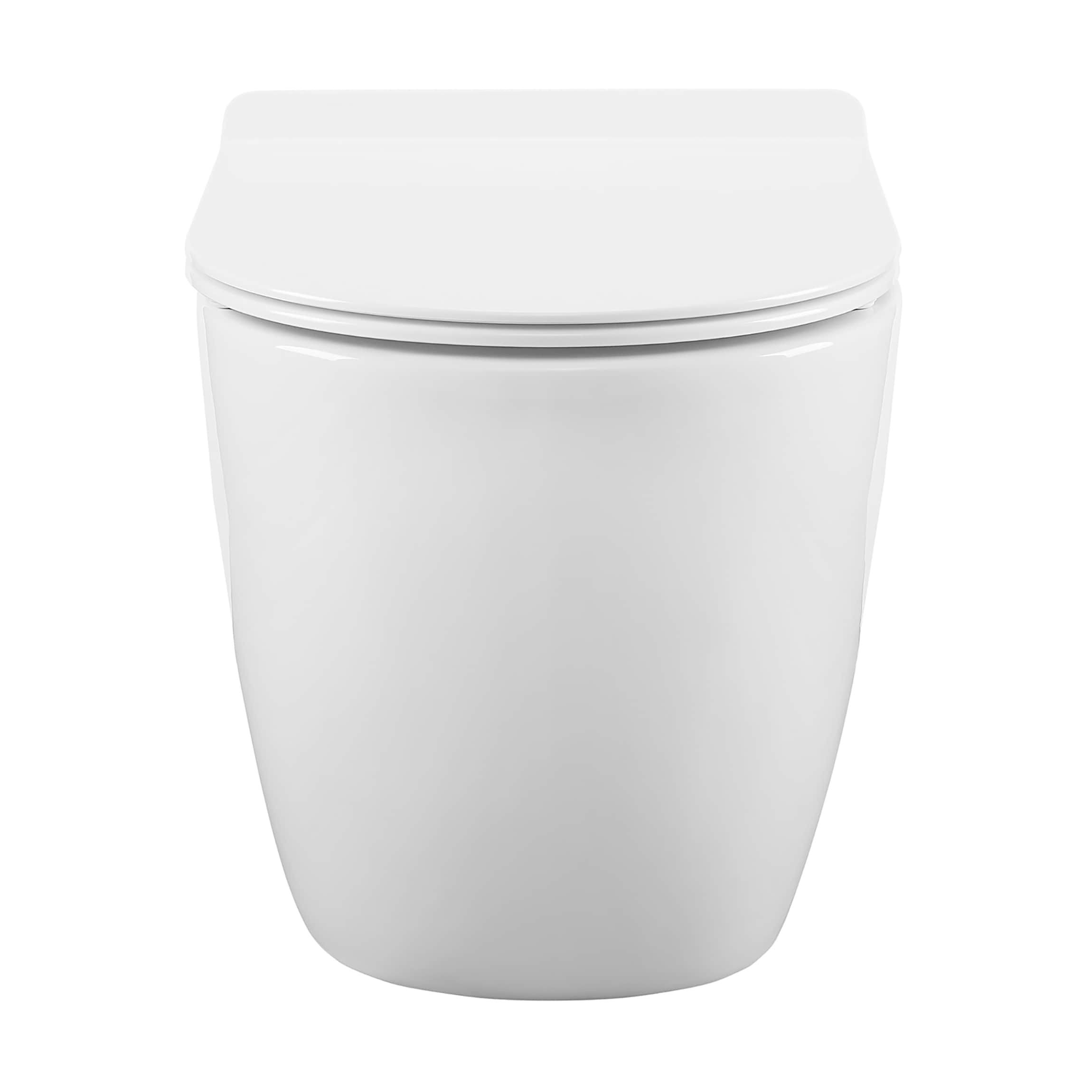 Inodoro suspendido alargado blanco brillante Swiss Madison Angers SM-25-BFANG06WH