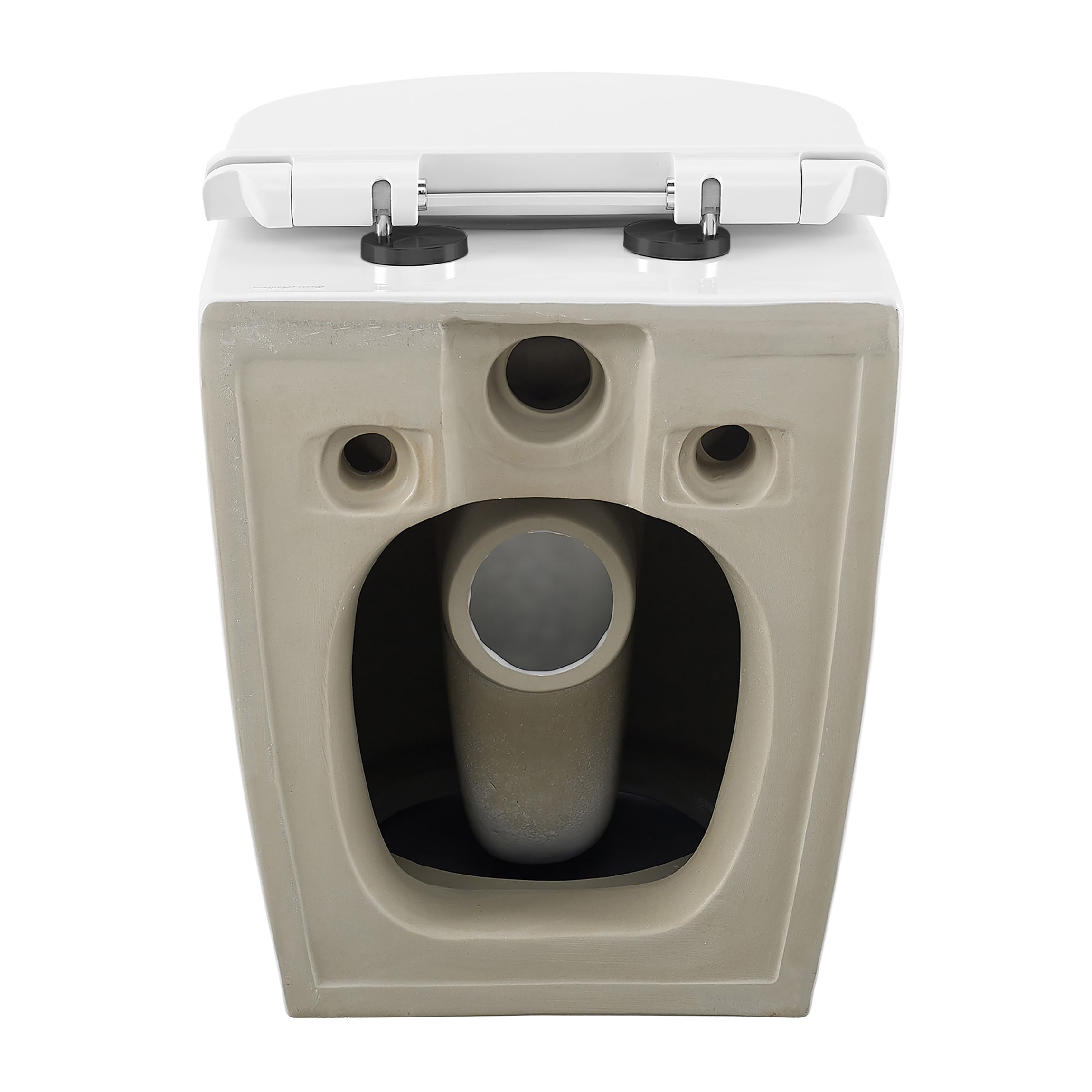 Inodoro suspendido alargado blanco brillante Swiss Madison Angers SM-25-BFANG06WH