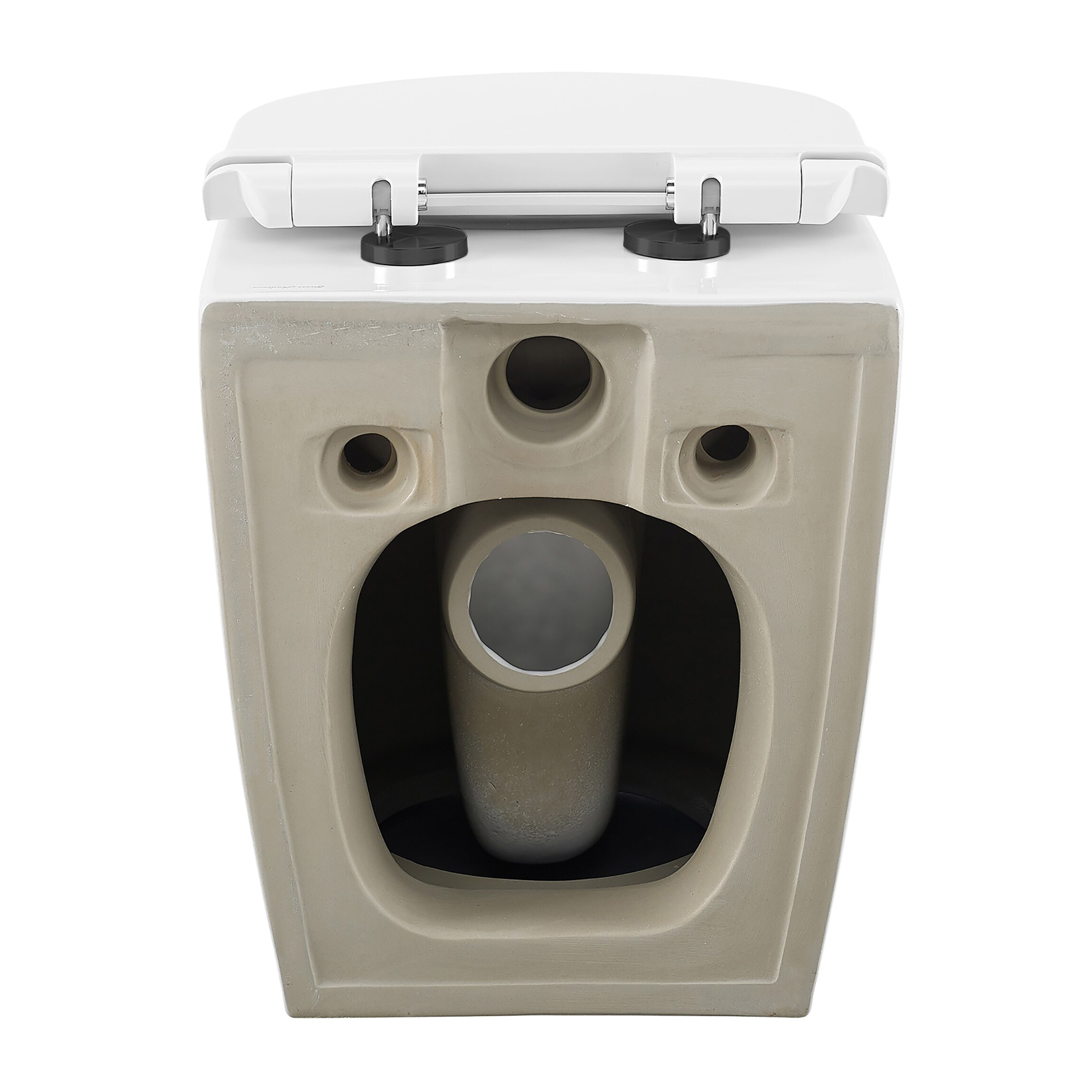 Inodoro suspendido alargado blanco brillante Swiss Madison Angers SM-25-BFANG06WH