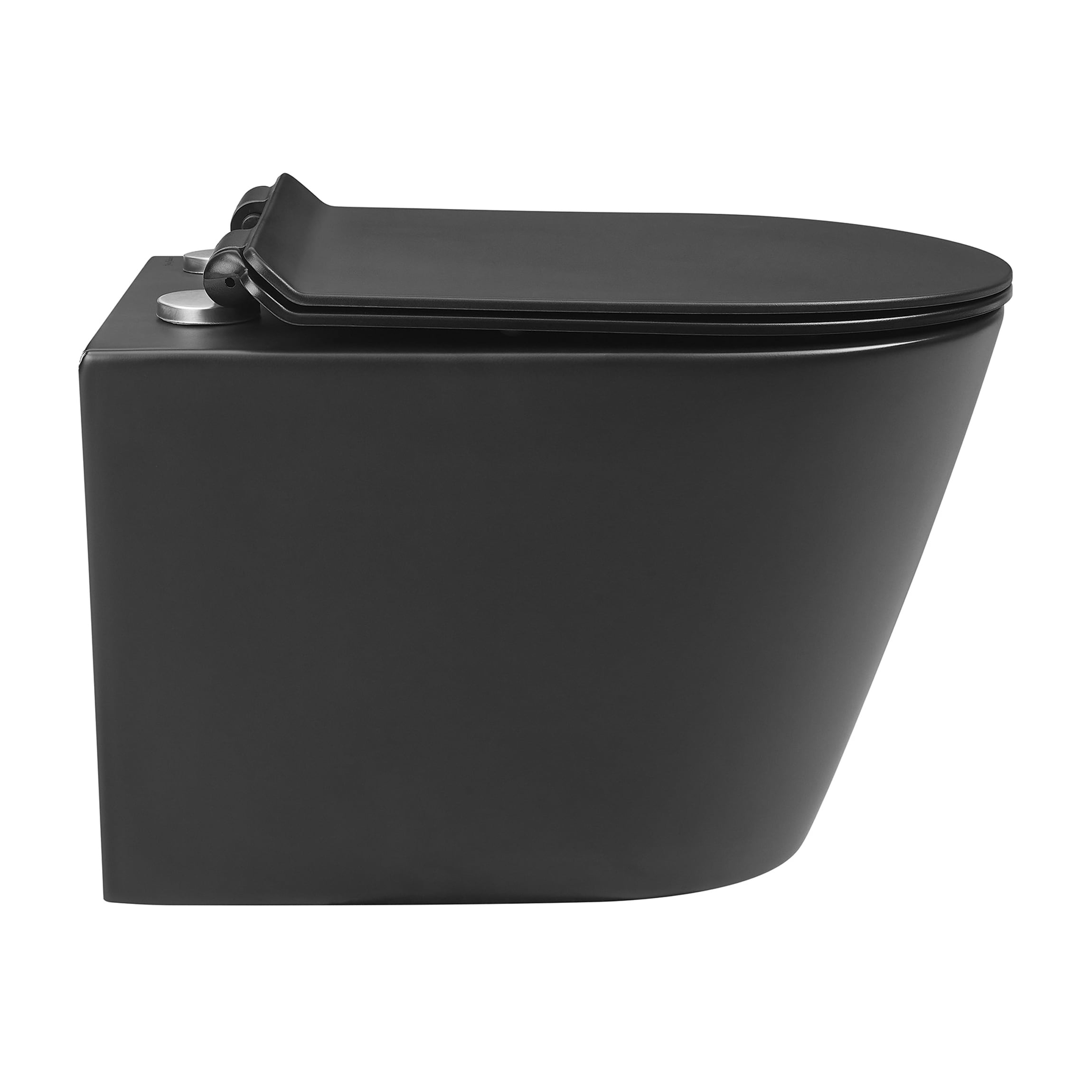 Inodoro suspendido redondo en negro mate de Lucerna de Swiss Madison SM-25-BFLUC03BK