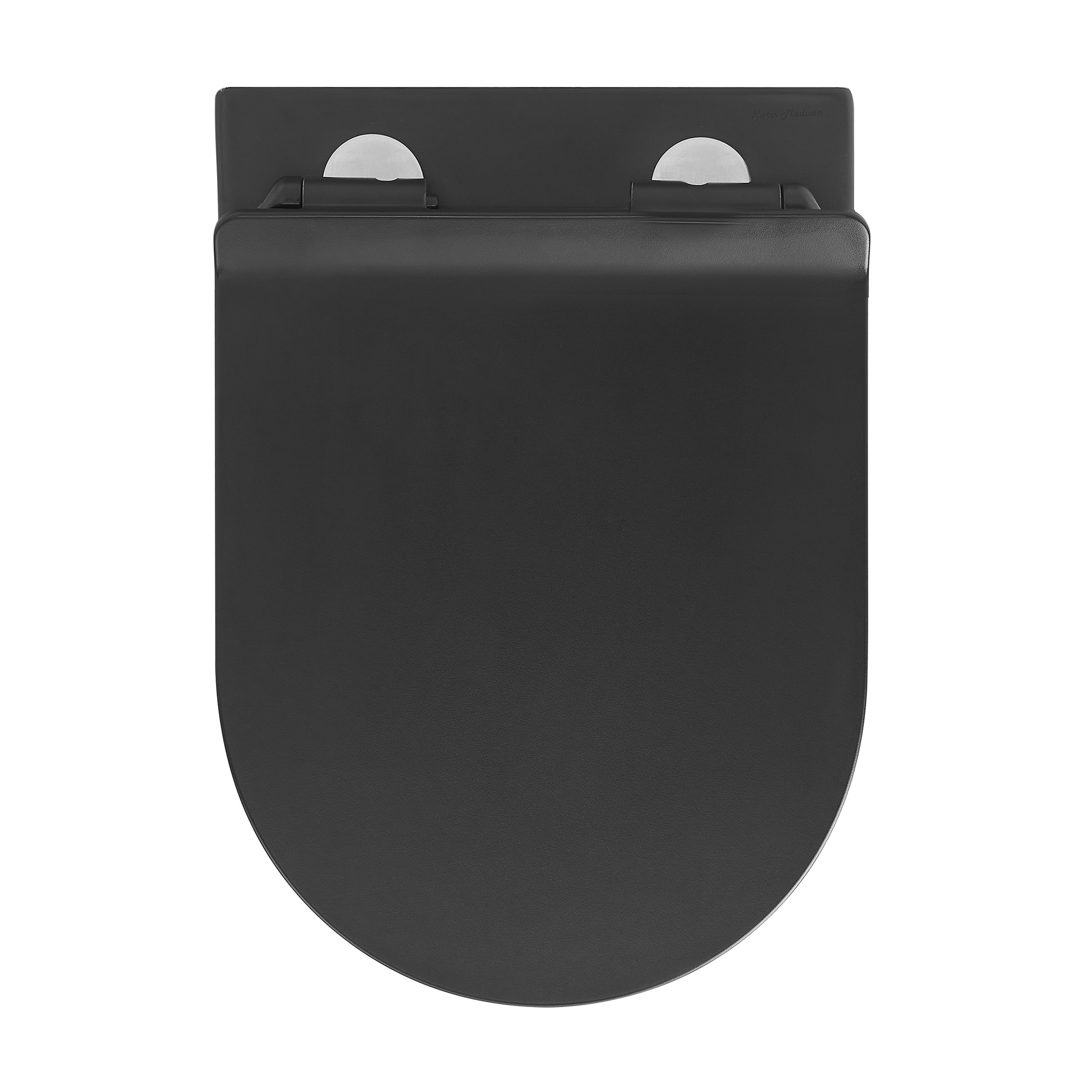 Inodoro suspendido redondo en negro mate de Lucerna de Swiss Madison SM-25-BFLUC03BK